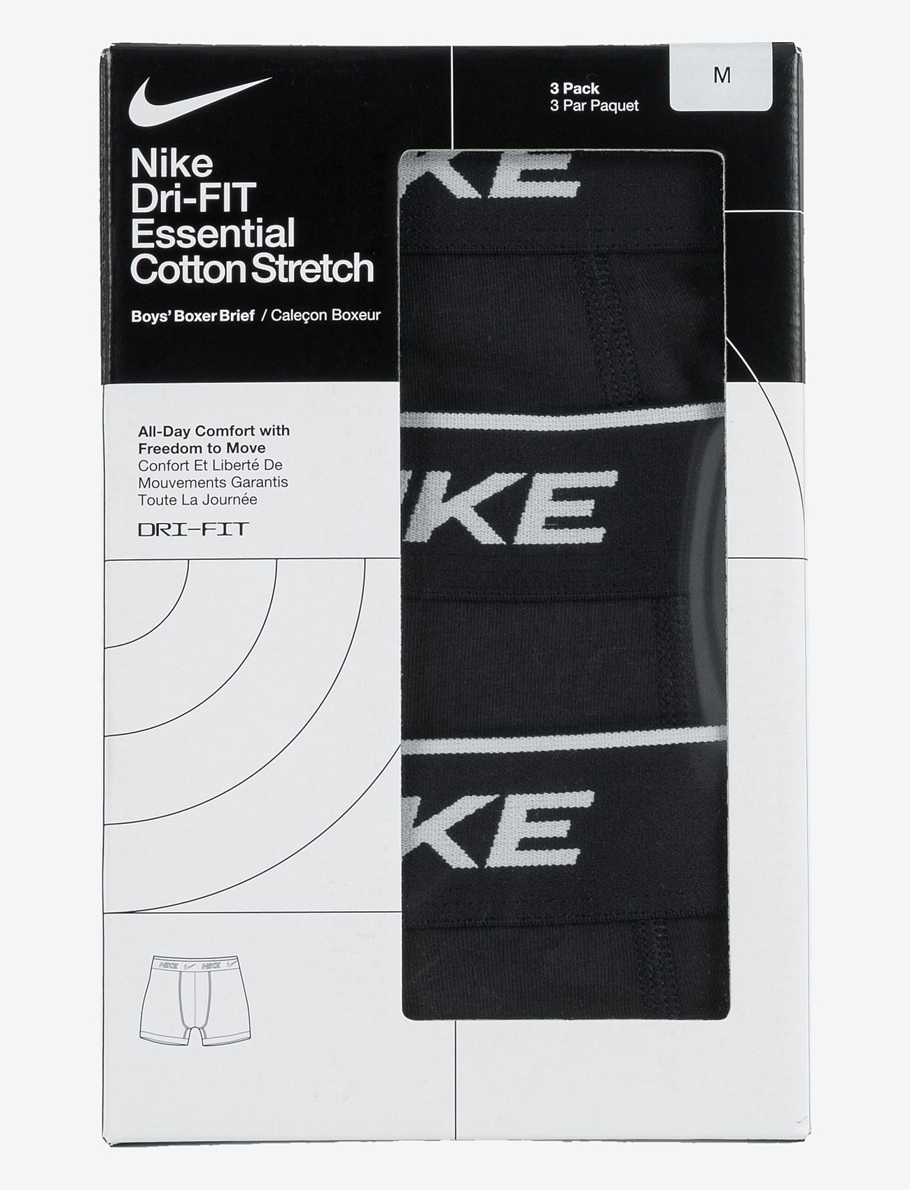 Nike - XB-BOXER/BRIEF - underbukser - black - 4