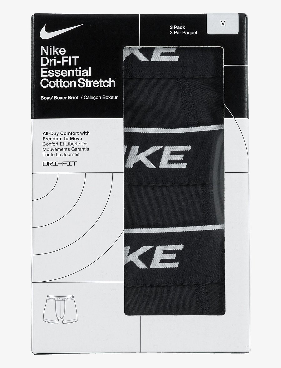 Nike - NIKE DAY COTTON STRETCH 3 - kalsonger - black - 5