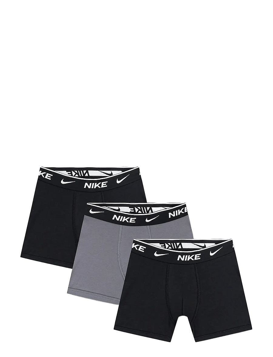 Nike - NIKE DAY COTTON STRETCH 3 - kalsonger - black / dk grey - 0