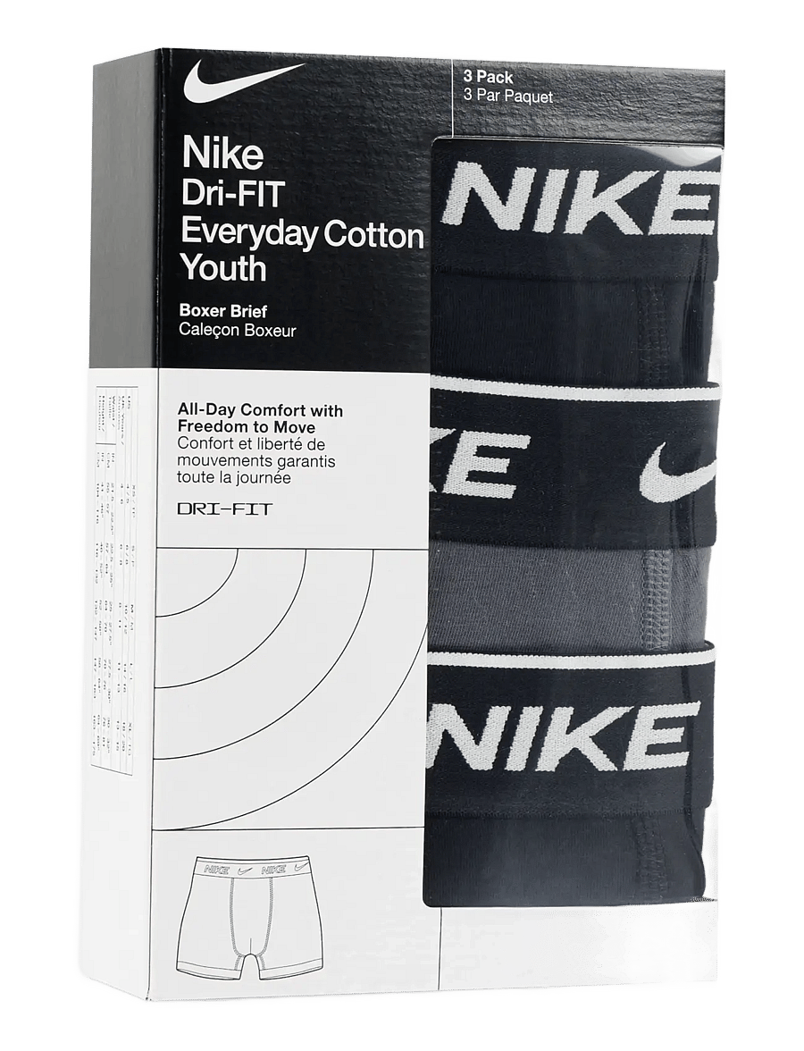 Nike - NIKE DAY COTTON STRETCH 3 - kalsonger - black / dk grey - 2