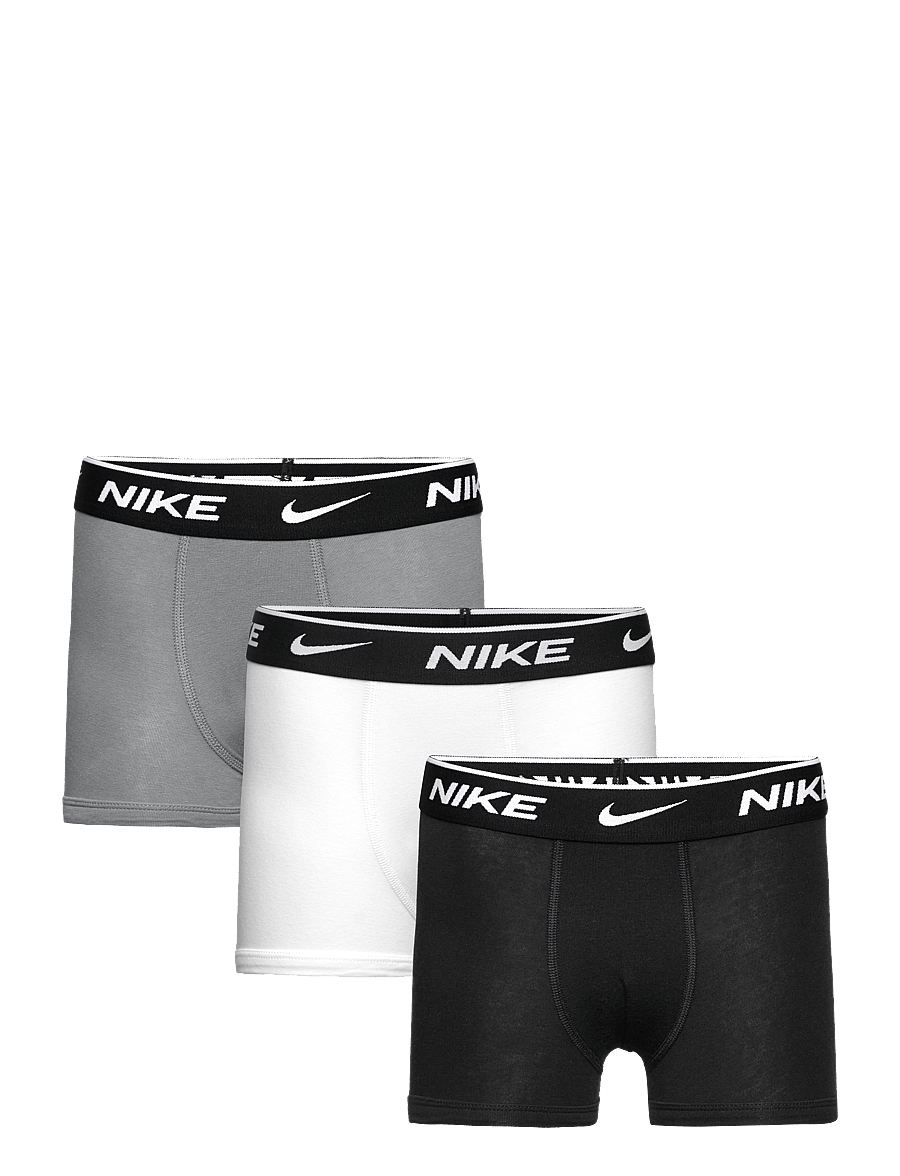 Nike - NIKE DAY COTTON STRETCH 3 - underbukser - black / white - 0