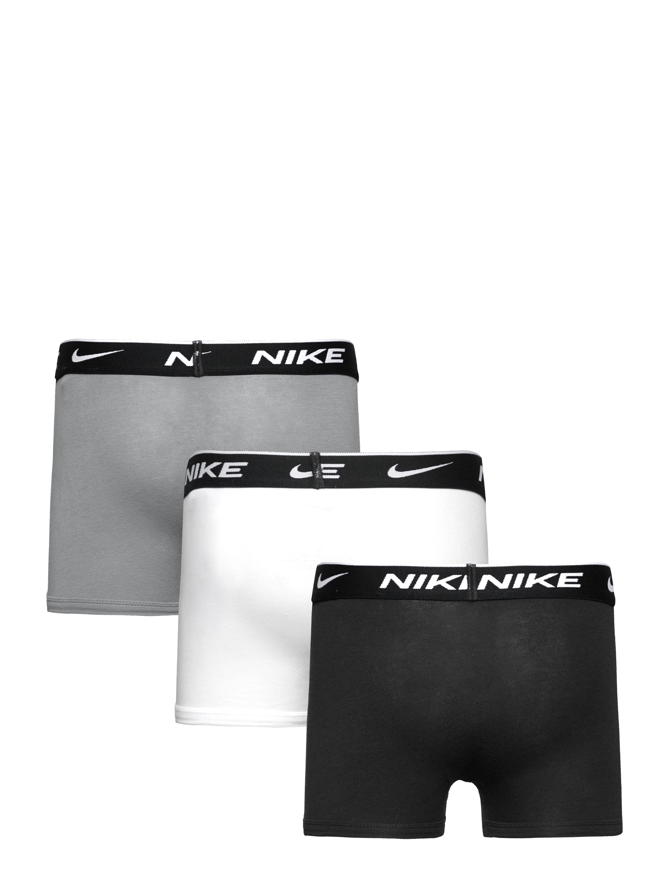 Nike - NIKE DAY COTTON STRETCH 3 - underbukser - black / white - 1