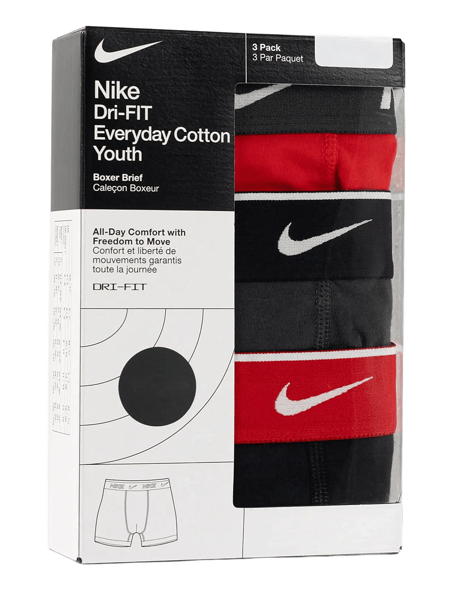 Nike - NIKE DAY COTTON STRETCH 3 - kalsonger - university red - 2