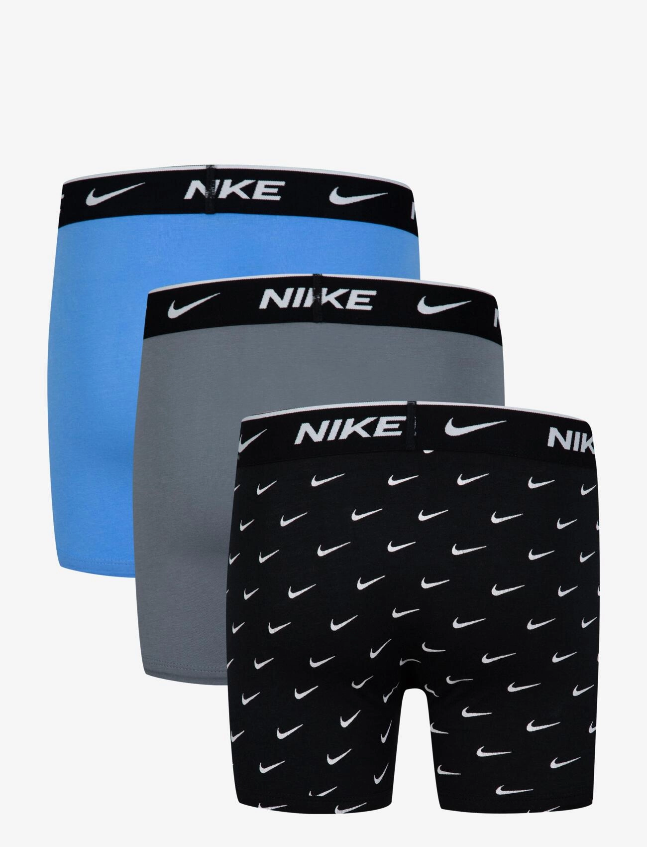 Nike - NIKE PRINTED EVERYDAY STRETCH 3PACK - pesu - black / white - 1