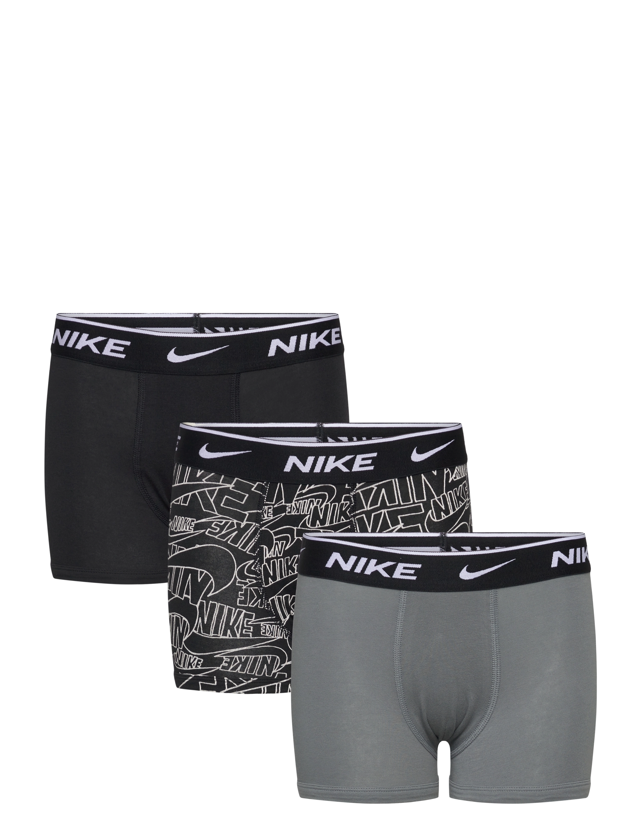 XB-BOXER/BRIEF - DK GREY HEATHER / BLACK