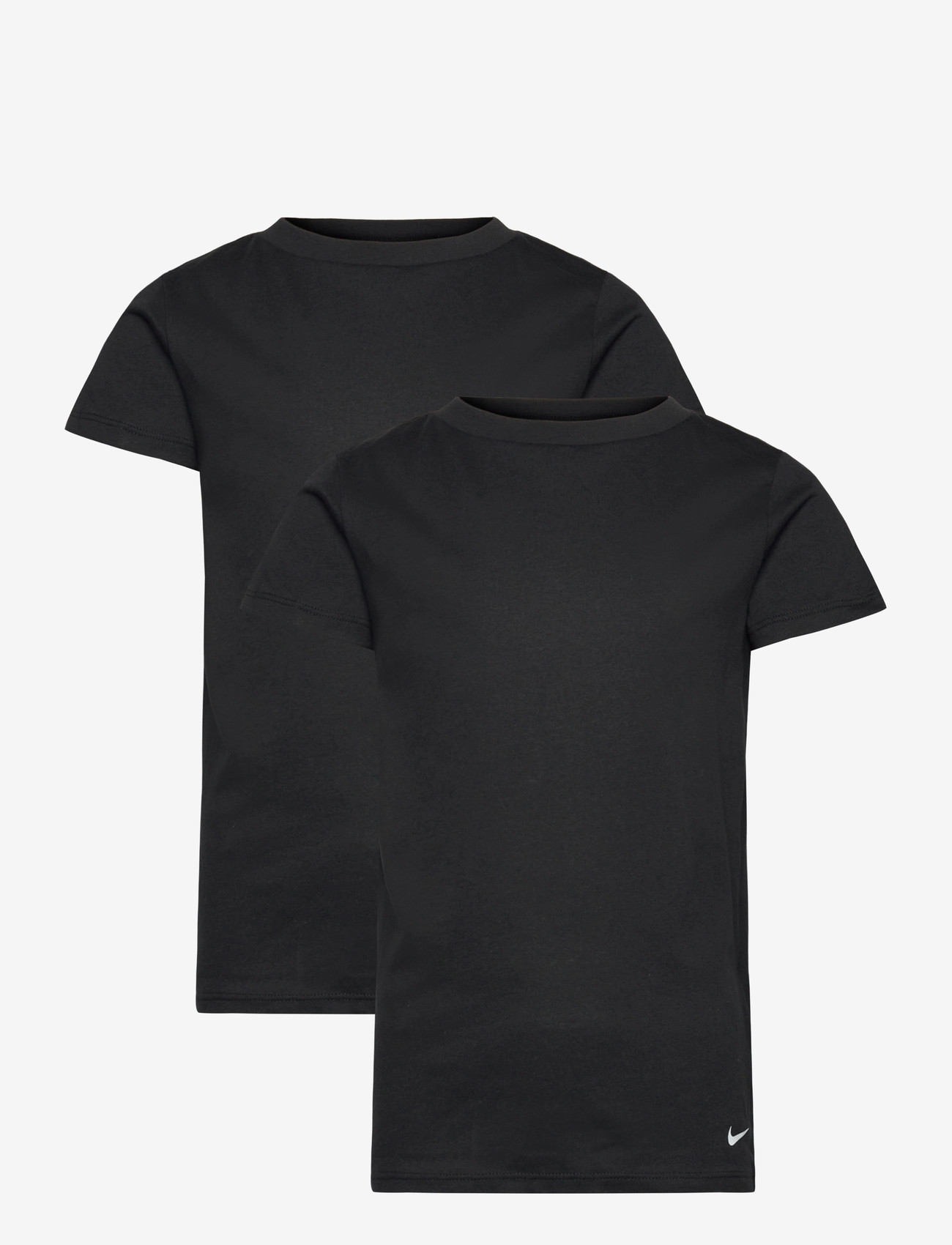 Nike - NHB BOYS 2PK CREW UNDERSHIRT - kortærmede t-shirts - black - 0