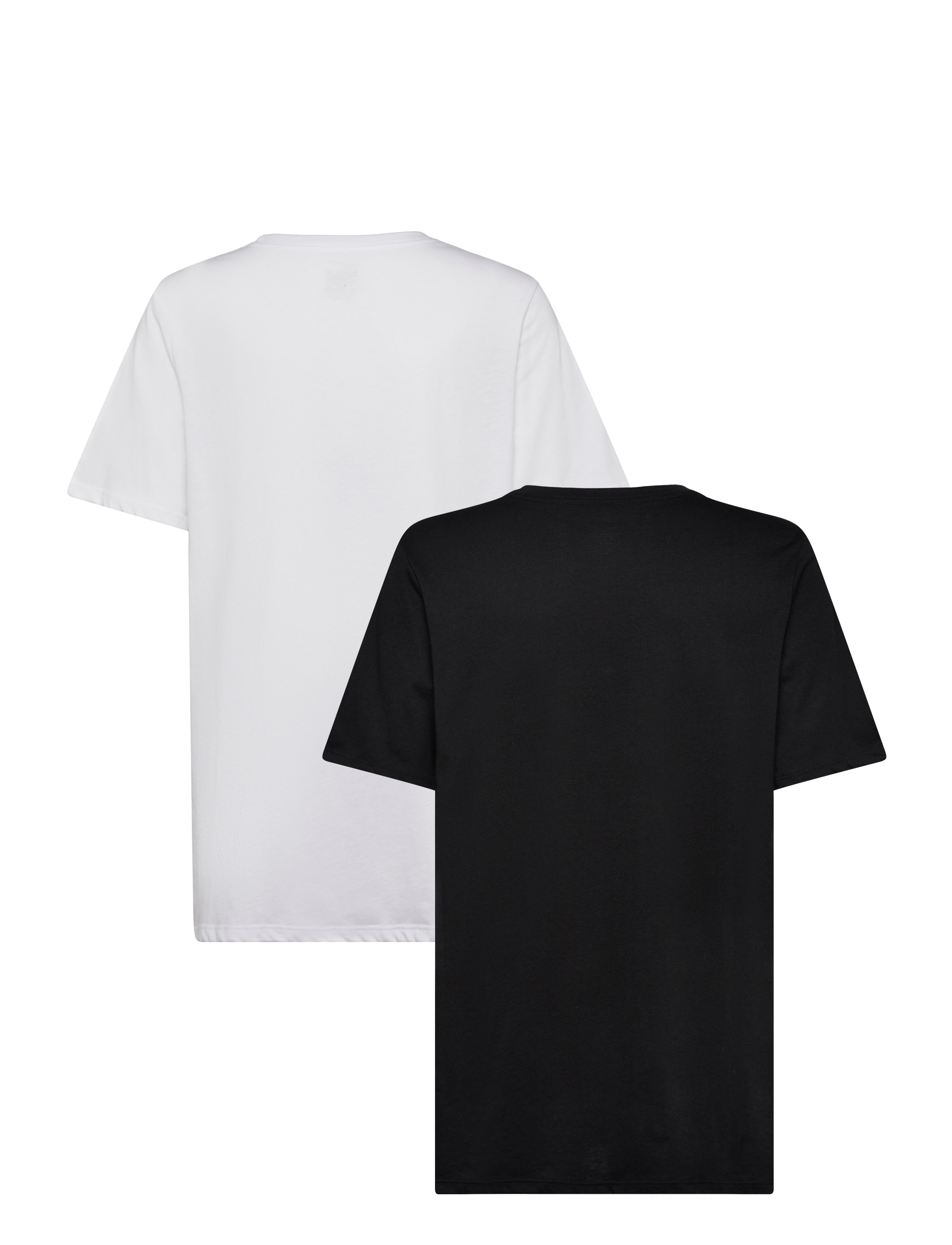Nike - NHB BOYS 2PK CREW UNDERSHIRT - kortærmede t-shirts - black/white - 2