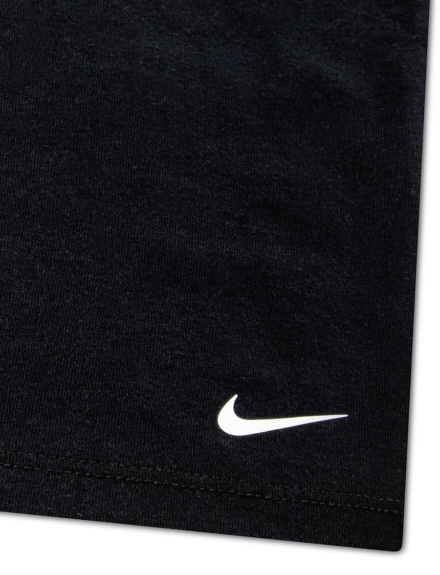Nike - NIKE BOYS 2PK CREW UNDERSHIRT - kortermede t-skjorter - black/white - 4