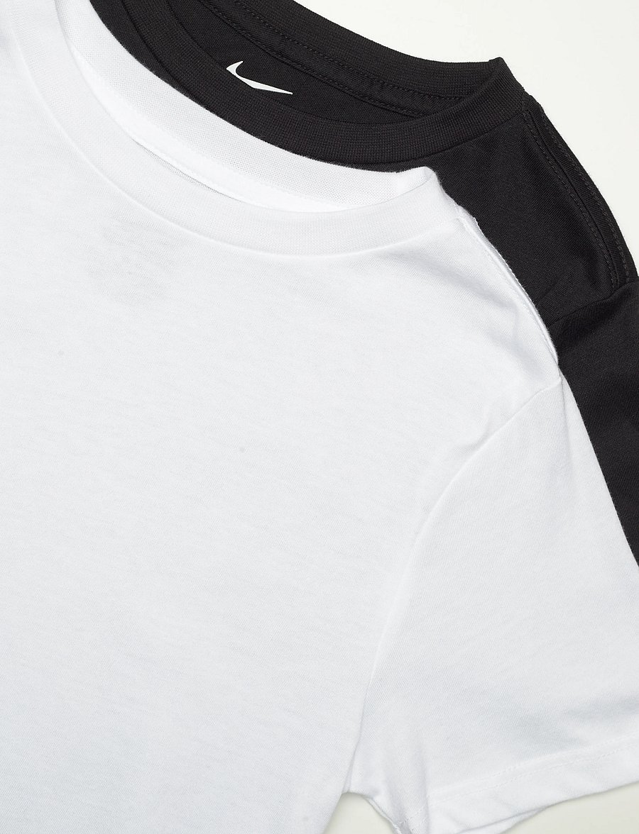 Nike - NIKE BOYS 2PK CREW UNDERSHIRT - kurzärmelig - black/white - 1