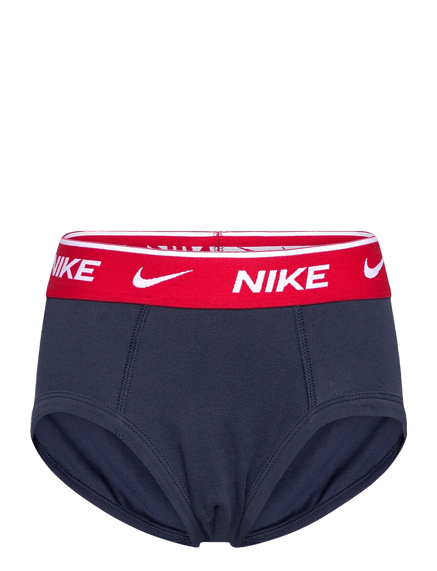 Nike - NIKE BOYS HIP BRIEFS 3PK - trusser - obsidian / university red - 4