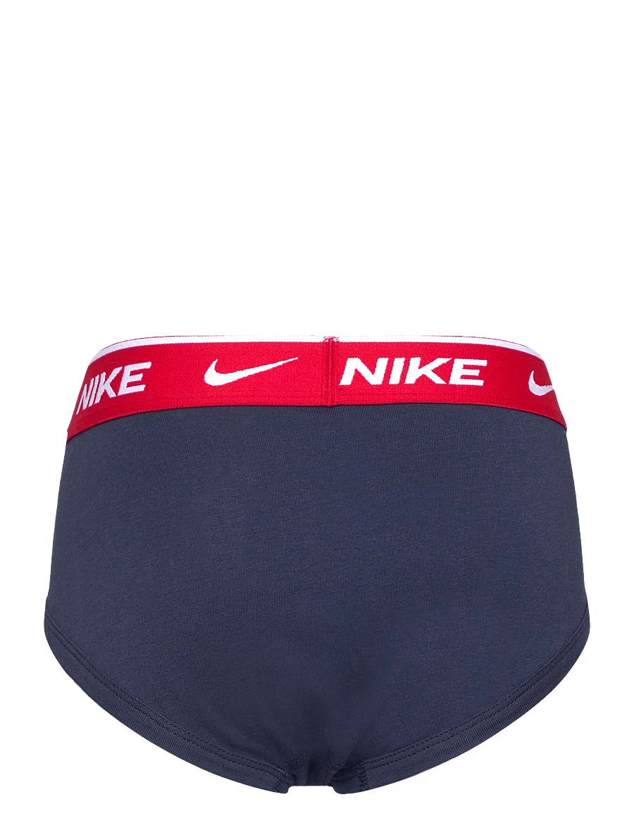Nike - NIKE BOYS HIP BRIEFS 3PK - trusser - obsidian / university red - 5