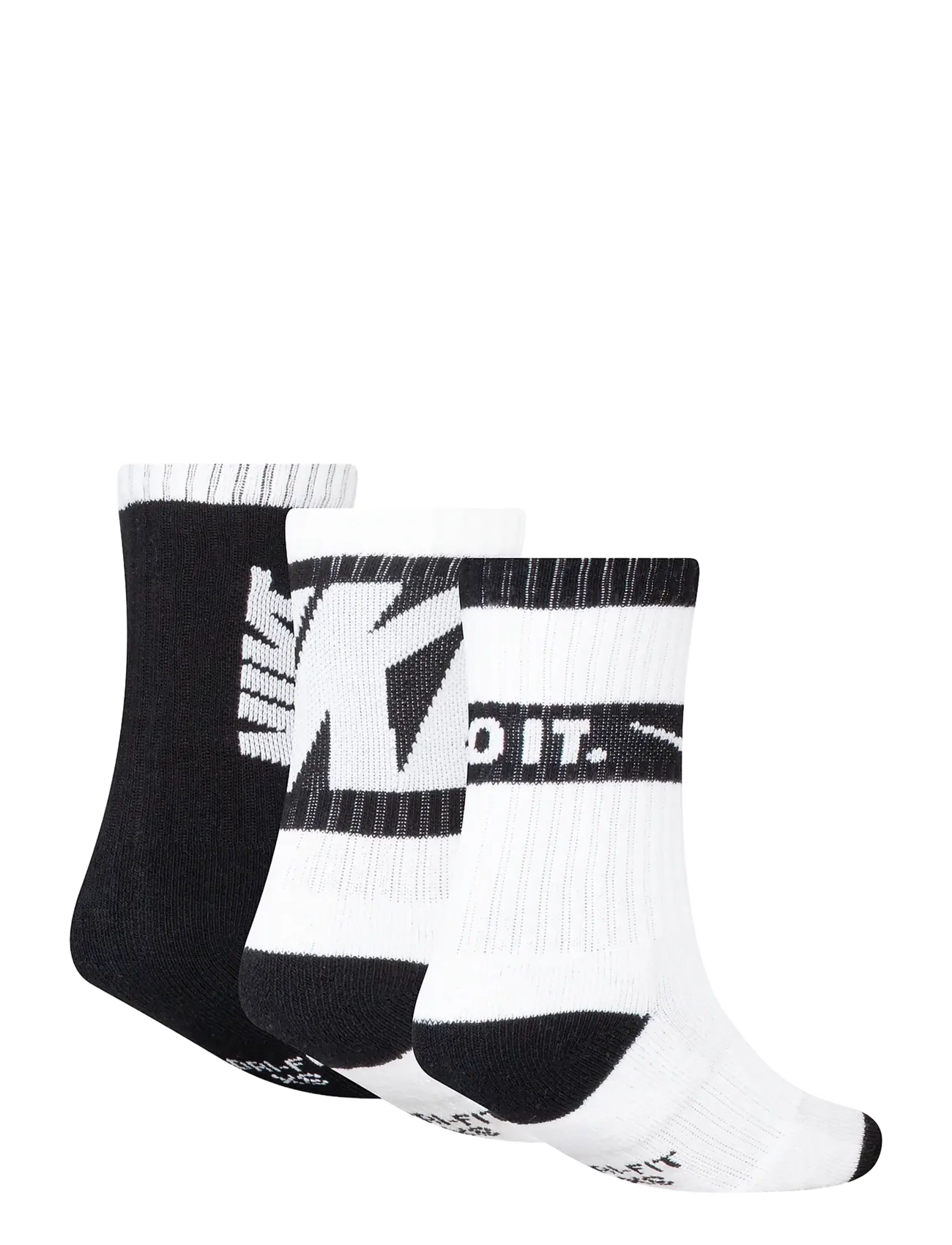 Nike - NIKE CREW SOCK 3PK - black - 1
