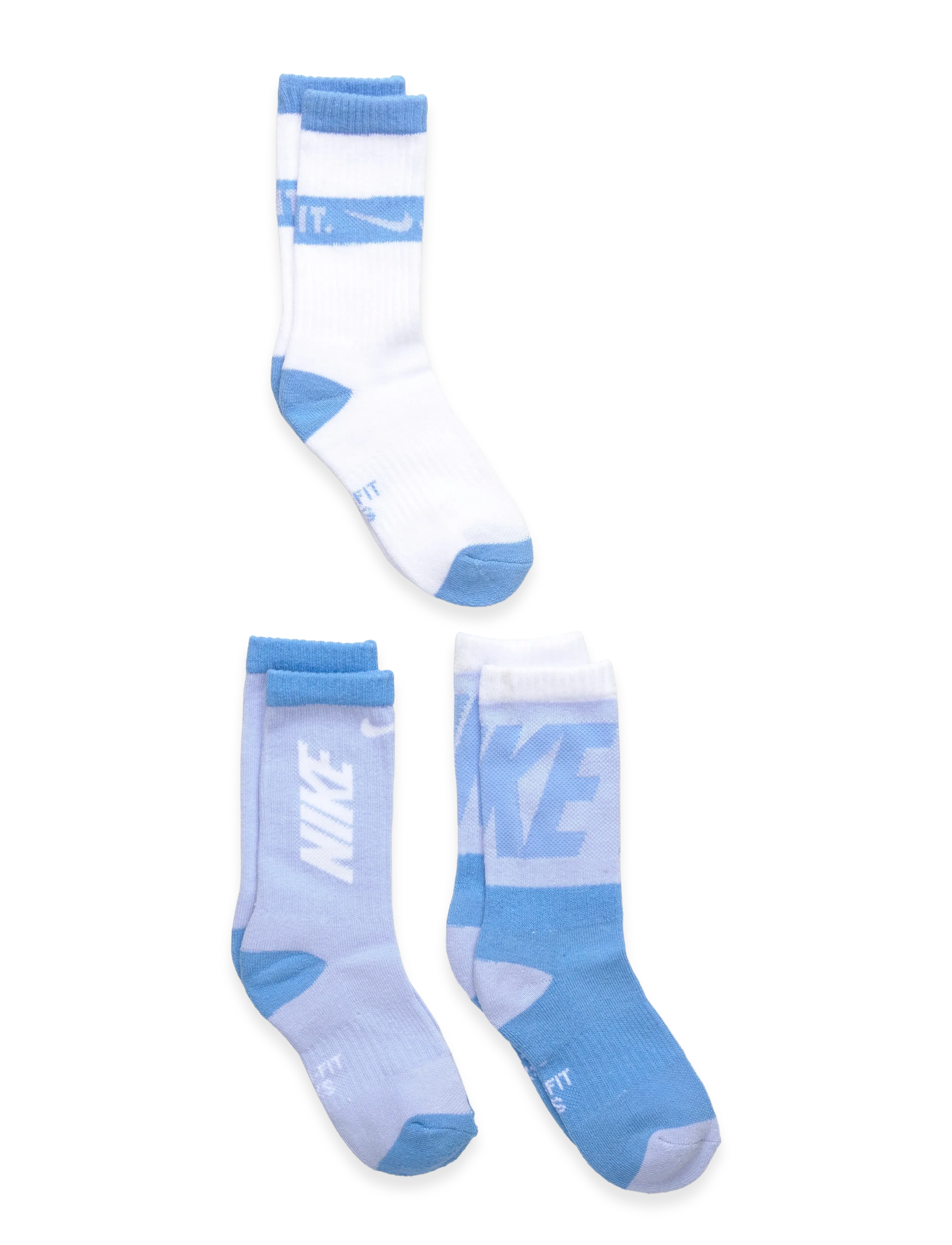 Nike 3W-3PK CREW SOCK - Kläder - UNIVERSITY BLUE / blue