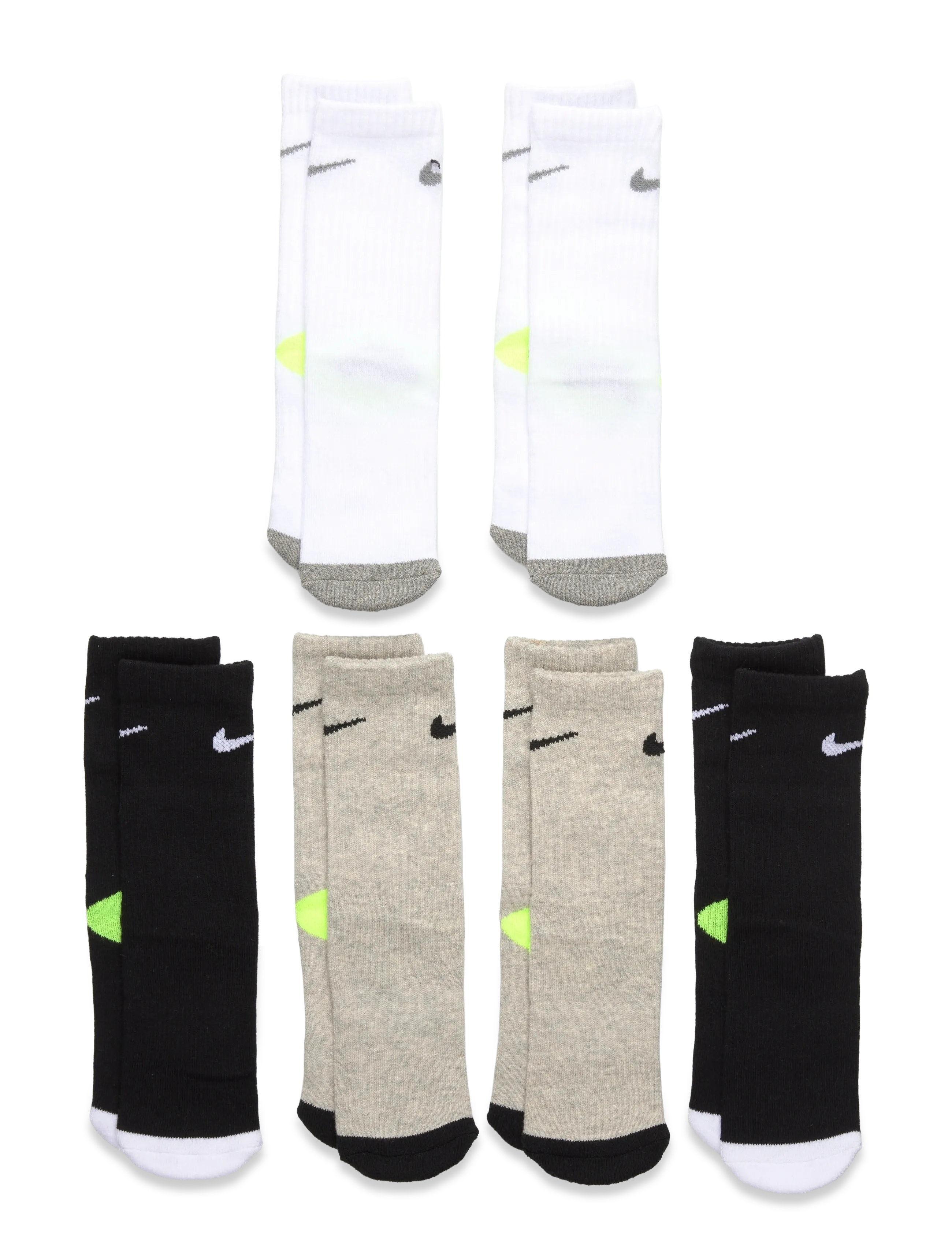 Nike Nike Crew Sock 6Pk, 104/110, Multi/patterned, Sport > Socks, Børn
