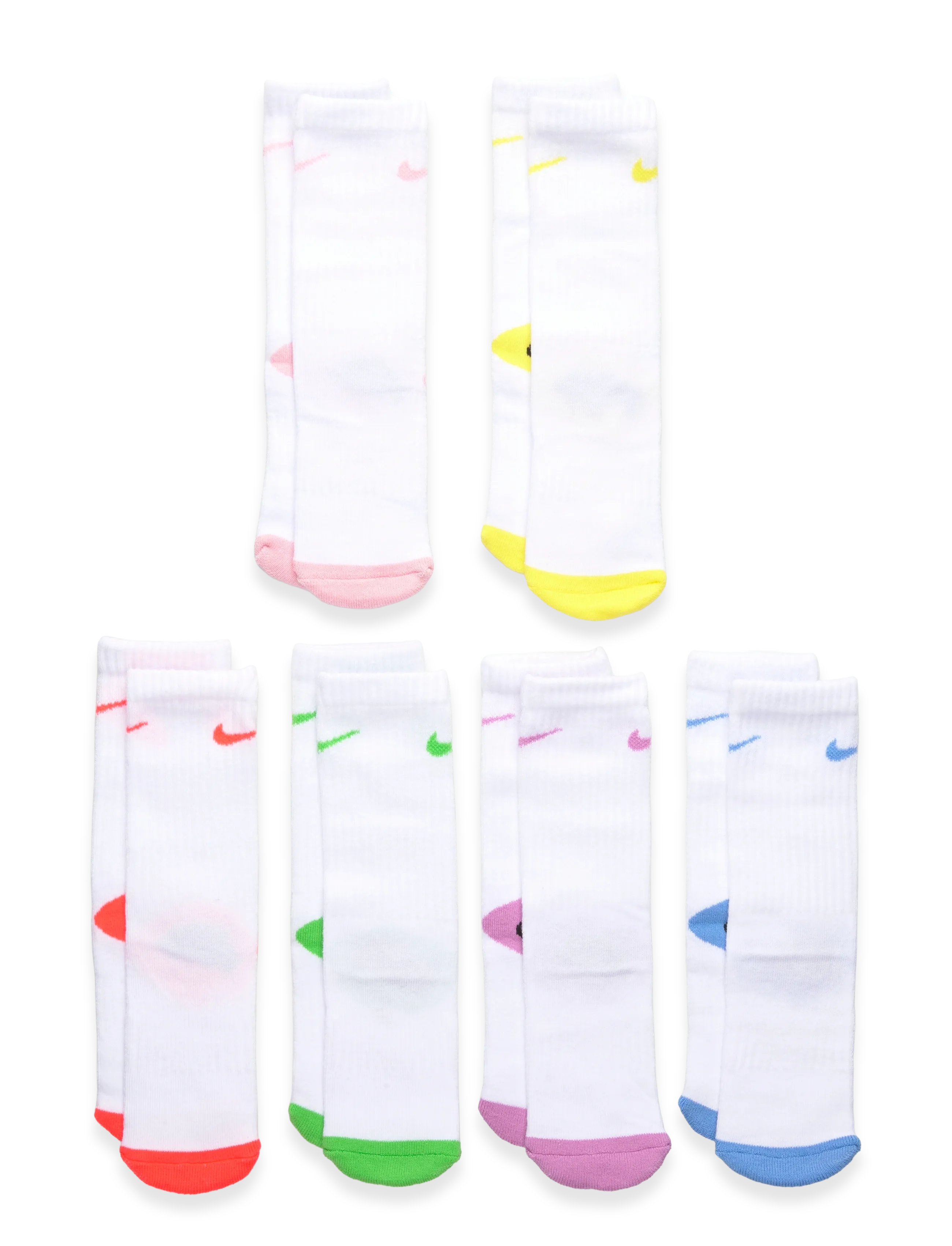 Nike 6W-6PK CREW SOCK - Nike - MINERAL / multi