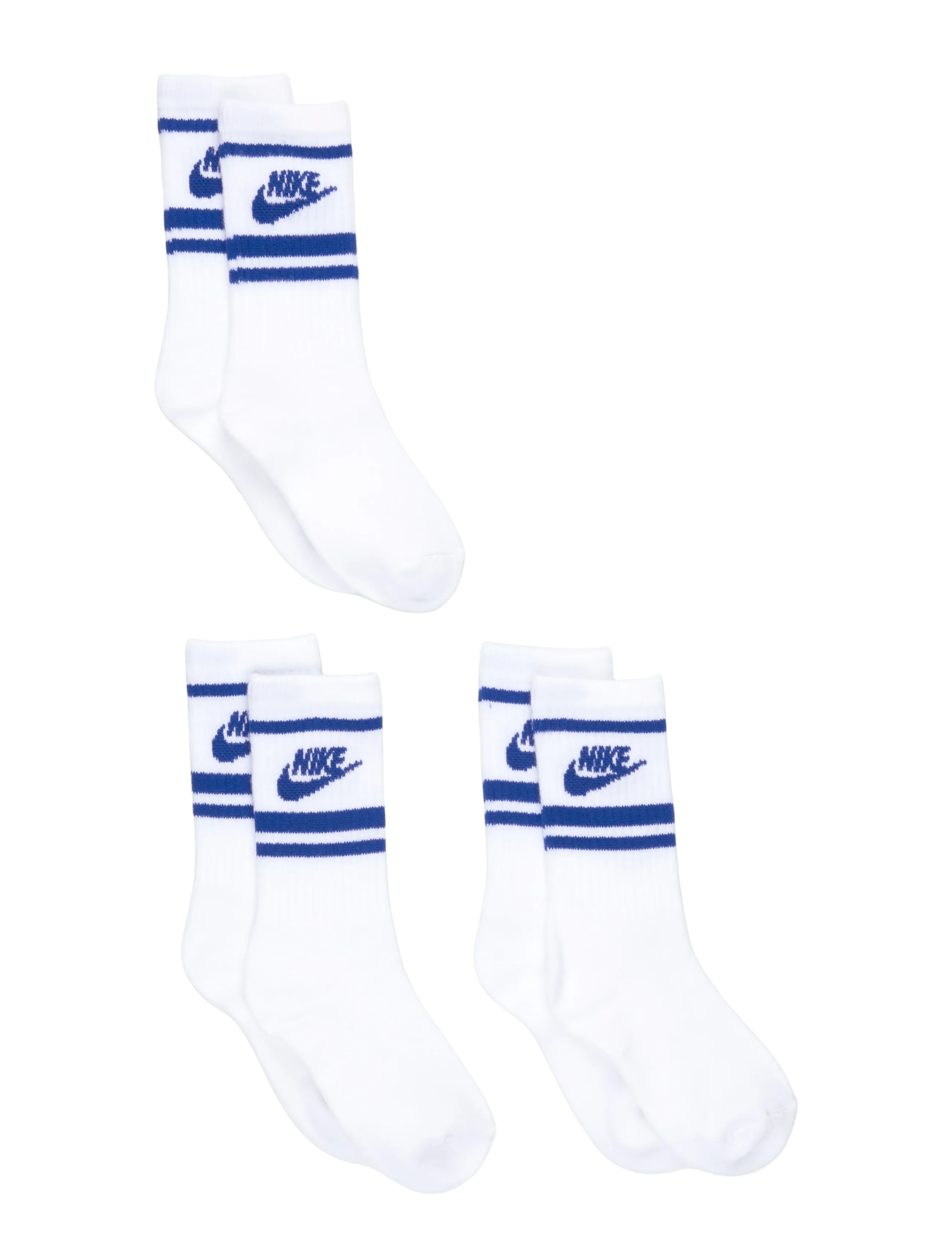 Nike Nike Futura Sock 3Pk, 104/110, White, Sokker & Strømpebukser > Sokker, Børn