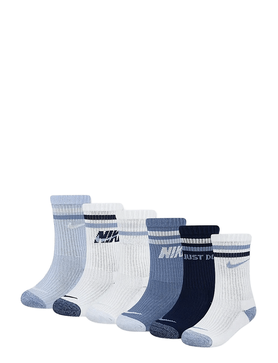 Nike - NIKE SUPER SOFT MARL MICRO 6PK - strømper - blue - 0