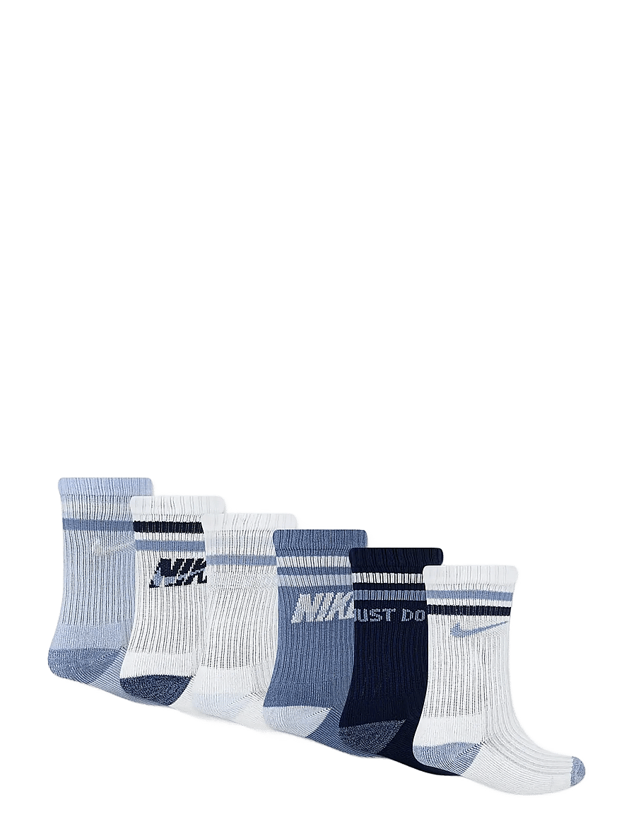 Nike - NIKE SUPER SOFT MARL MICRO 6PK - strømper - blue - 1