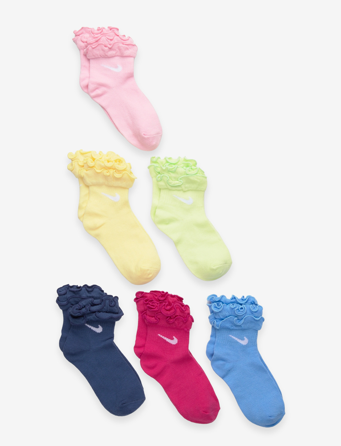 Nike - 6Q-6PK QUARTER SOCK - beebisokid - vivid pink - 0