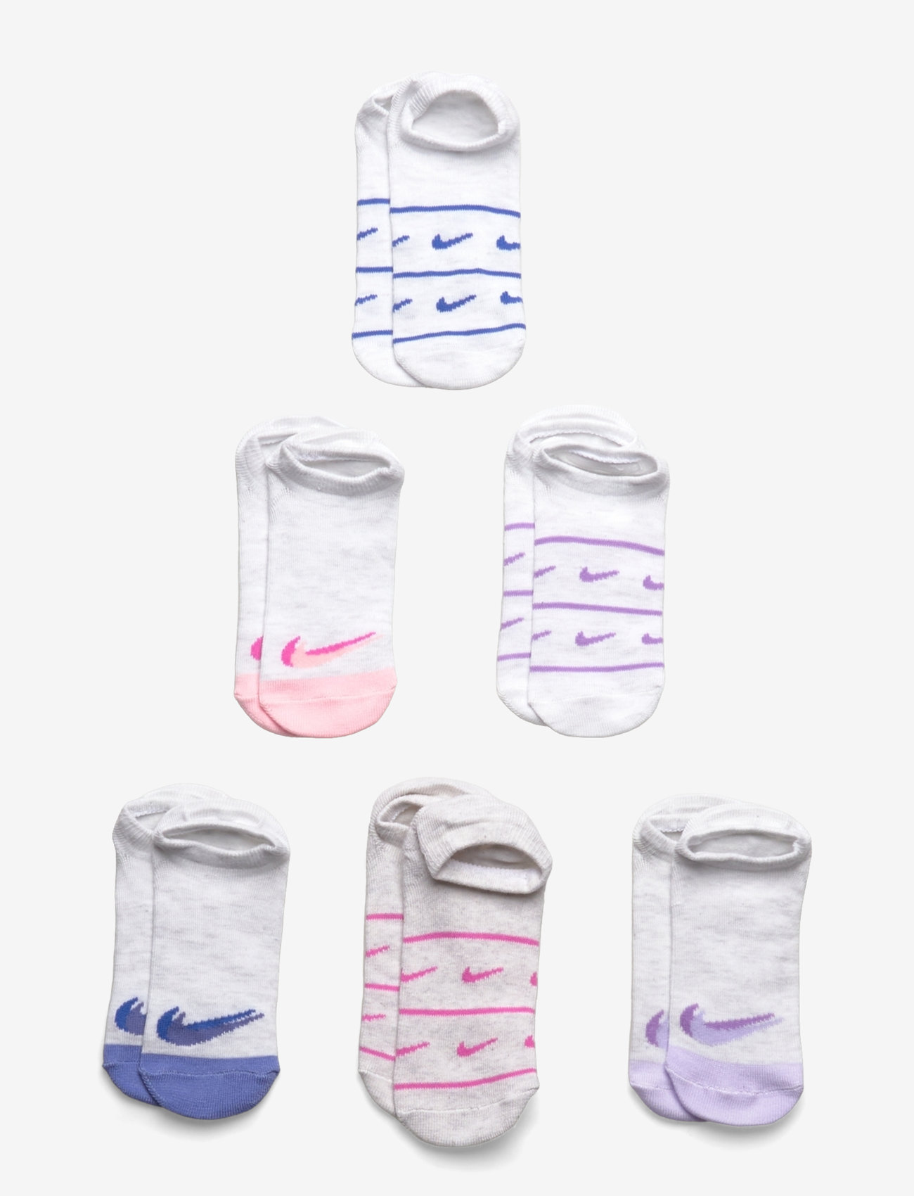 Nike - NHG 6PK NIKE SNEAKER SOCK / NHG 6PK NIKE SNEAKER SOCK - strømper - birch heather - 0