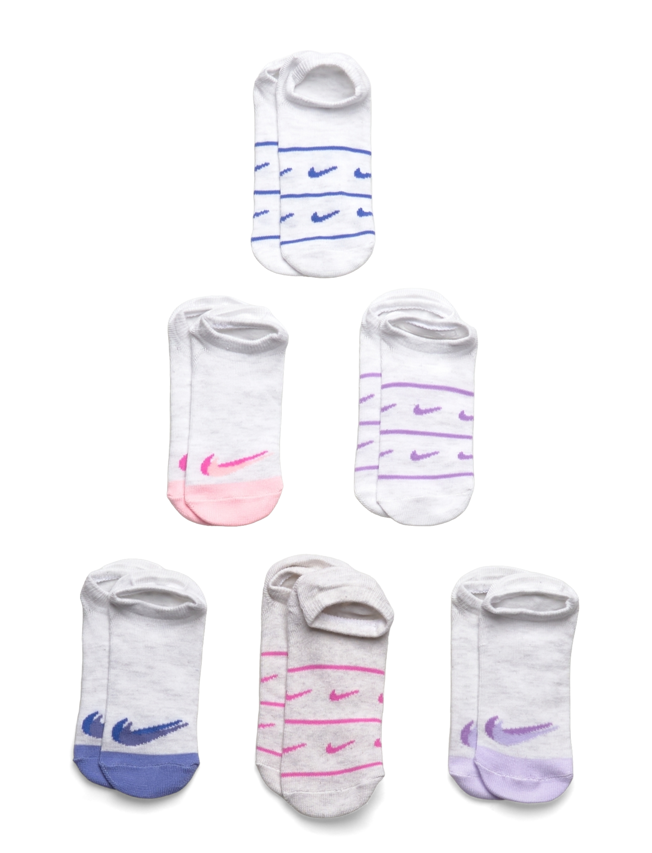 Nike 6N-6PK NO SHOW SOCK - 4 for 3 - BIRCH HEATHER / multi