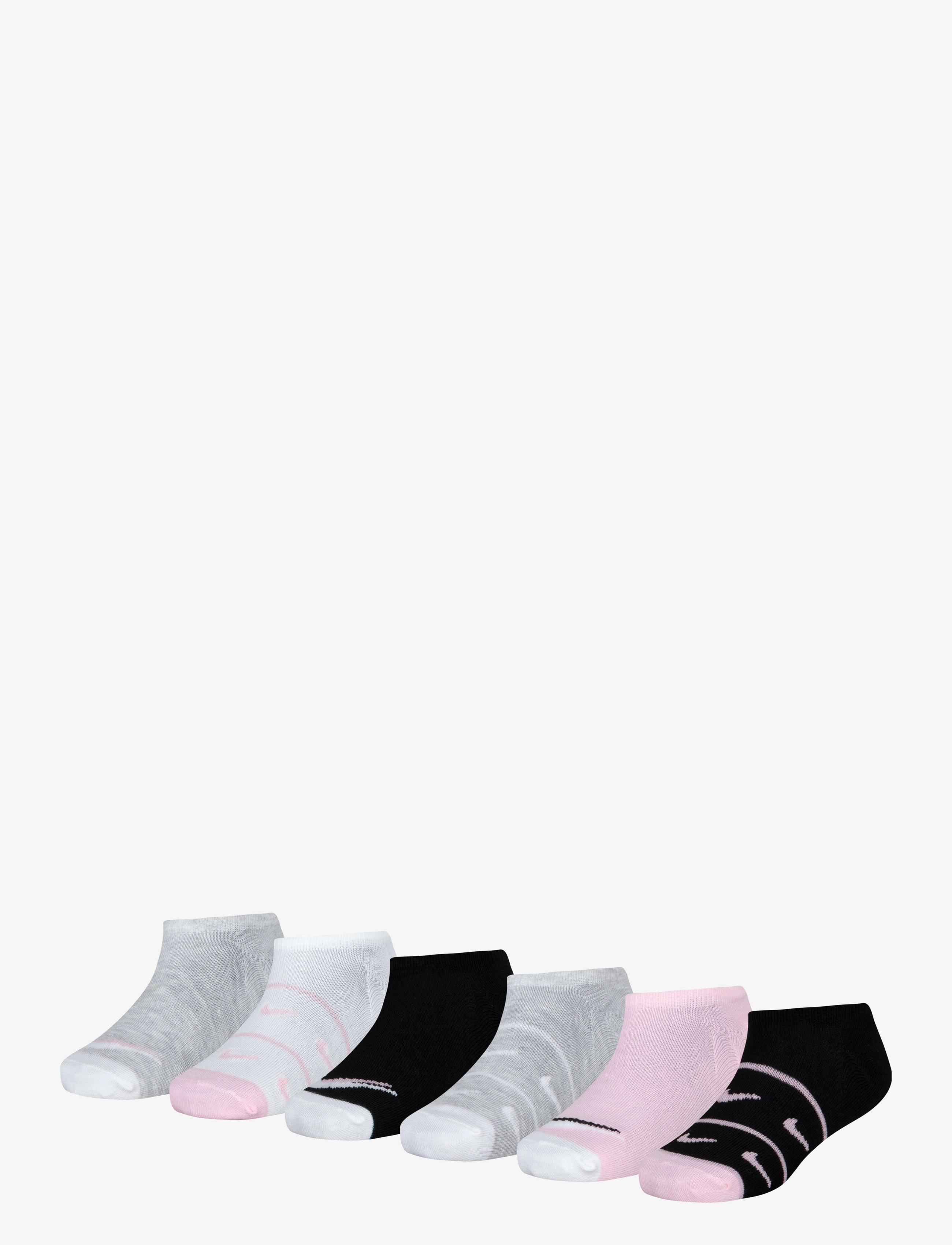 Nike 6N-6PK NO SHOW SOCK - Sokid ja sukkpüksid - MEDIUM SOFT PINK / multi