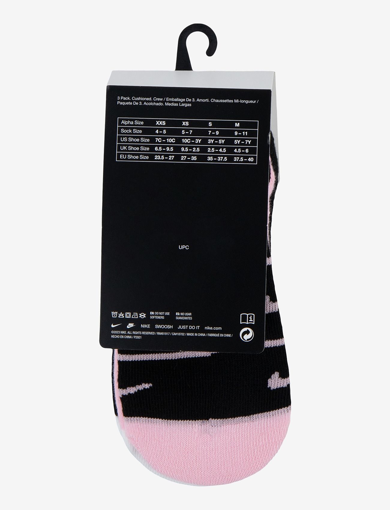 Nike - NHG 6PK NIKE SNEAKER SOCK / NHG 6PK NIKE SNEAKER SOCK - strømper - medium soft pink - 3