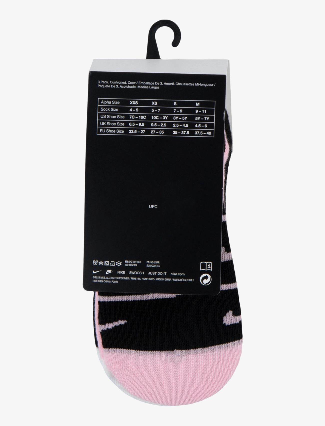 Nike - 6N-6PK NO SHOW SOCK - medium soft pink - 3