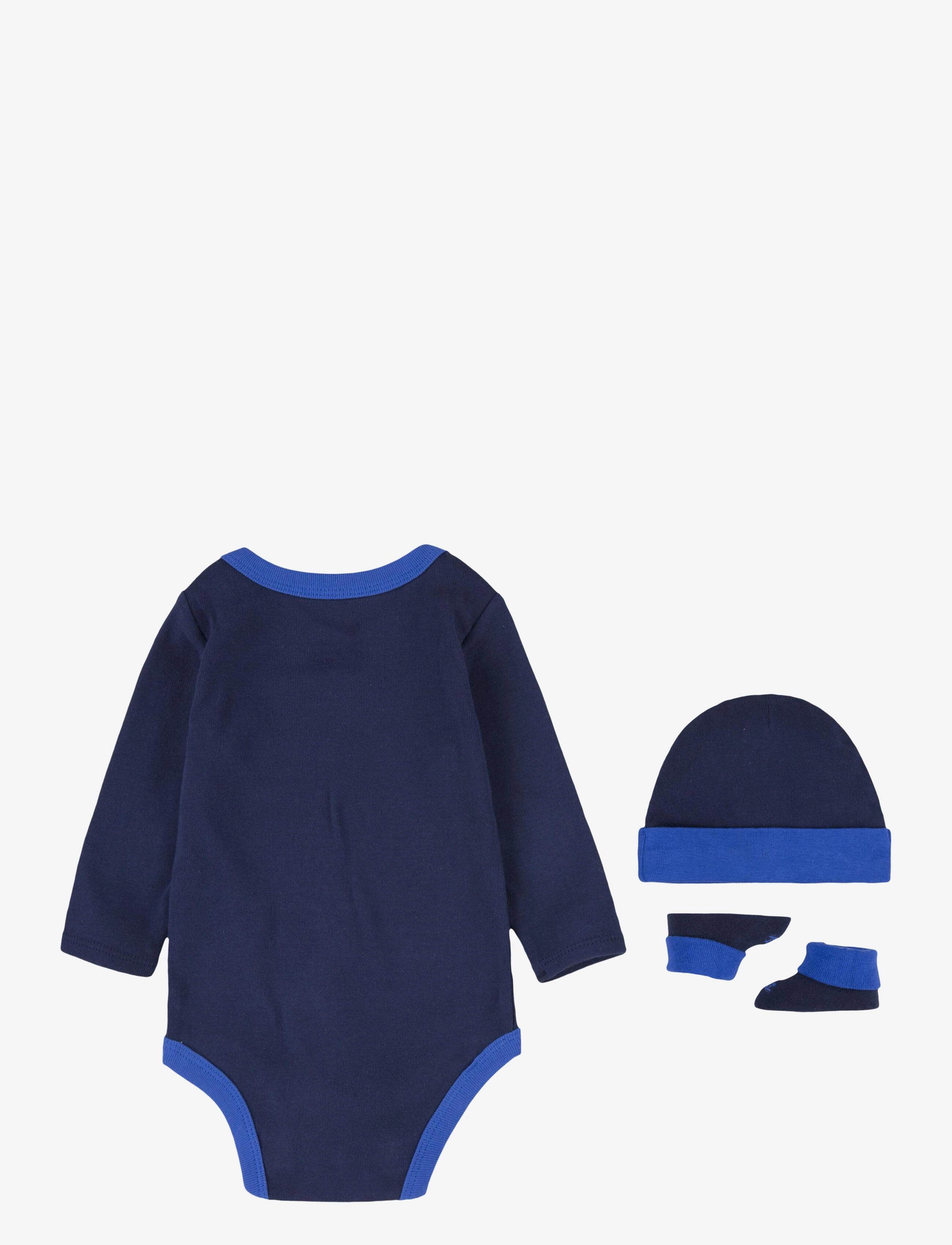 Nike - C1-BODYSUIT+HAT+BOOTIE - langærmede bodyer - midnight navy - 1