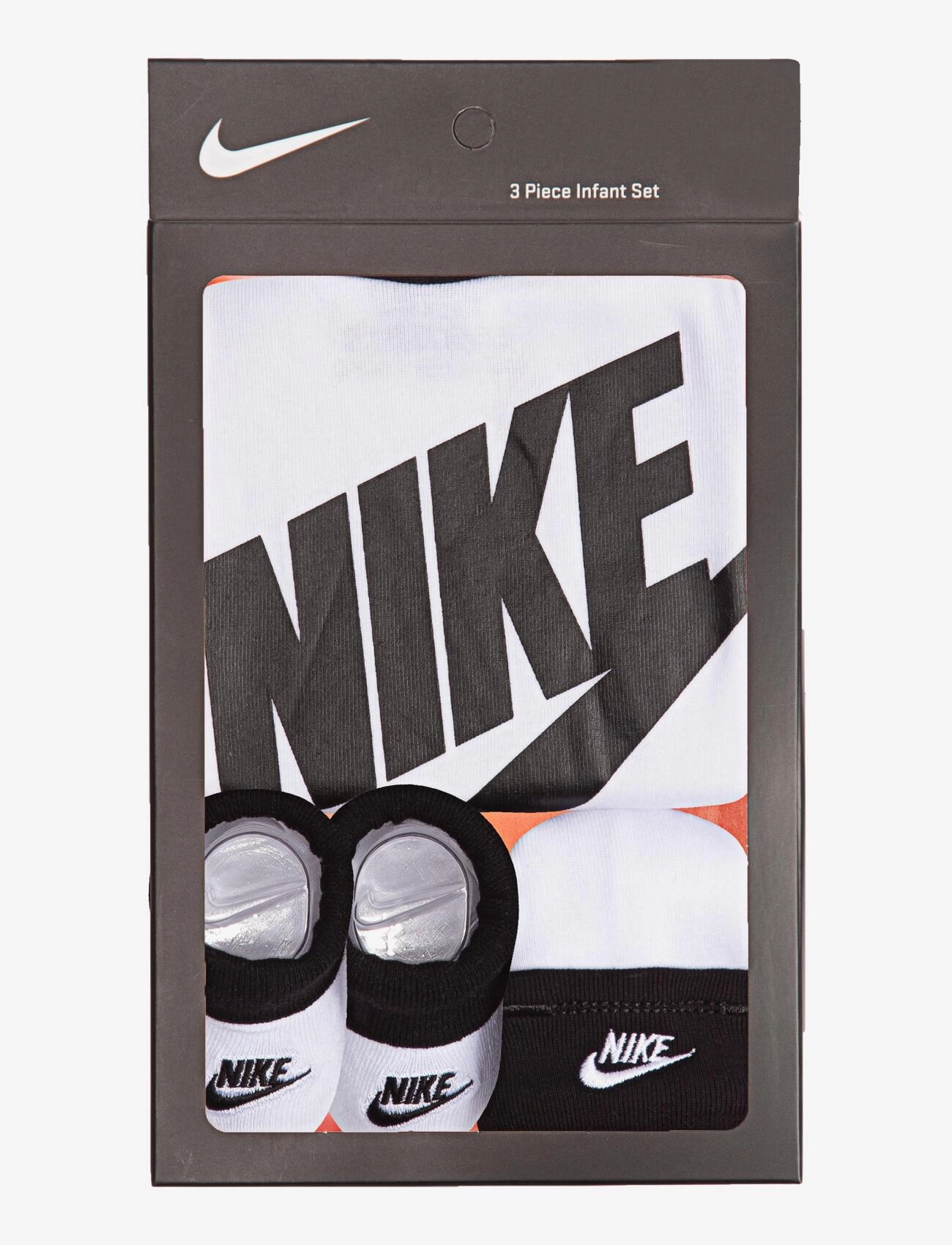 Nike - C1-BODYSUIT+HAT+BOOTIE - langærmede bodyer - white - 2