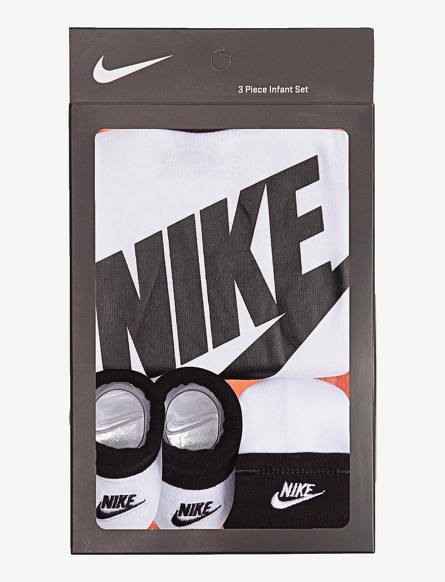 Nike - NIKE BODYSUIT+HAT+BOOTIE - bodies à manches longues - white - 2
