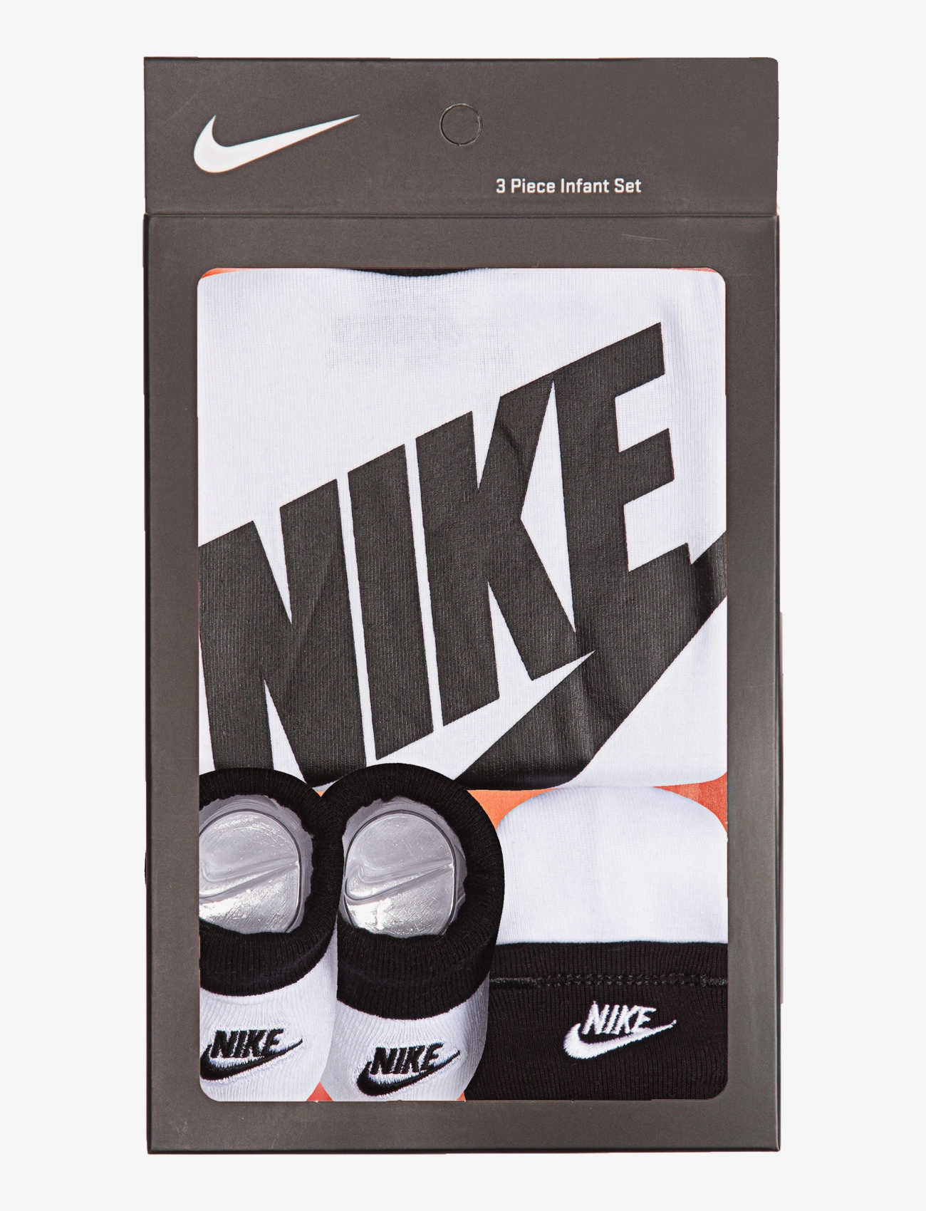 Nike - C1-BODYSUIT+HAT+BOOTIE - langærmede bodyer - white - 3