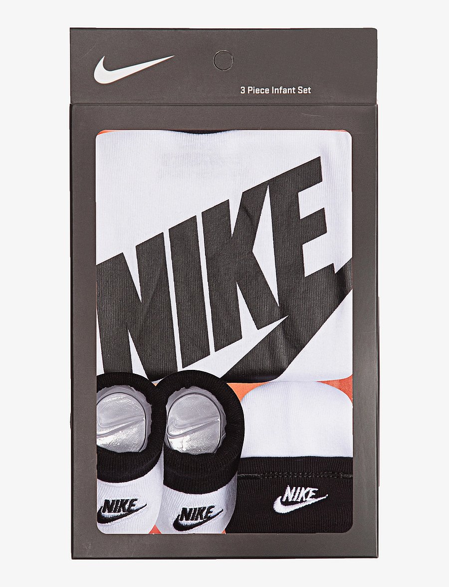 Nike - NIKE BODYSUIT+HAT+BOOTIE - bodies à manches longues - white - 3