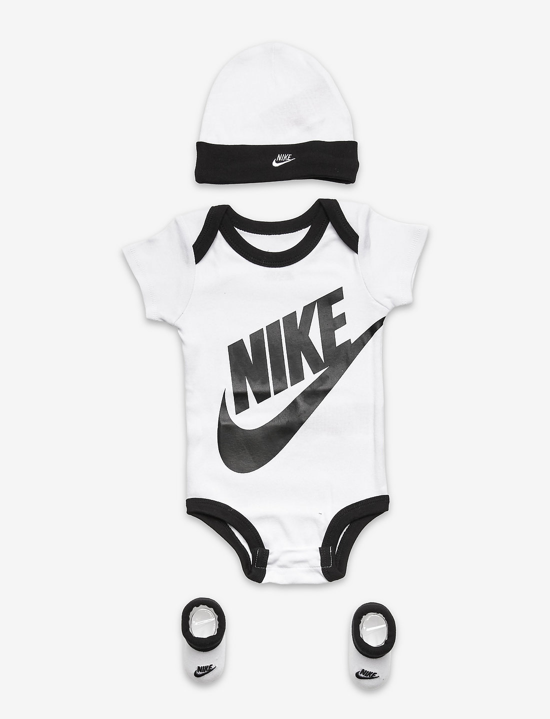 Nike - C1-BODYSUIT+HAT+BOOTIE - osta vanuse järgi - white - 0