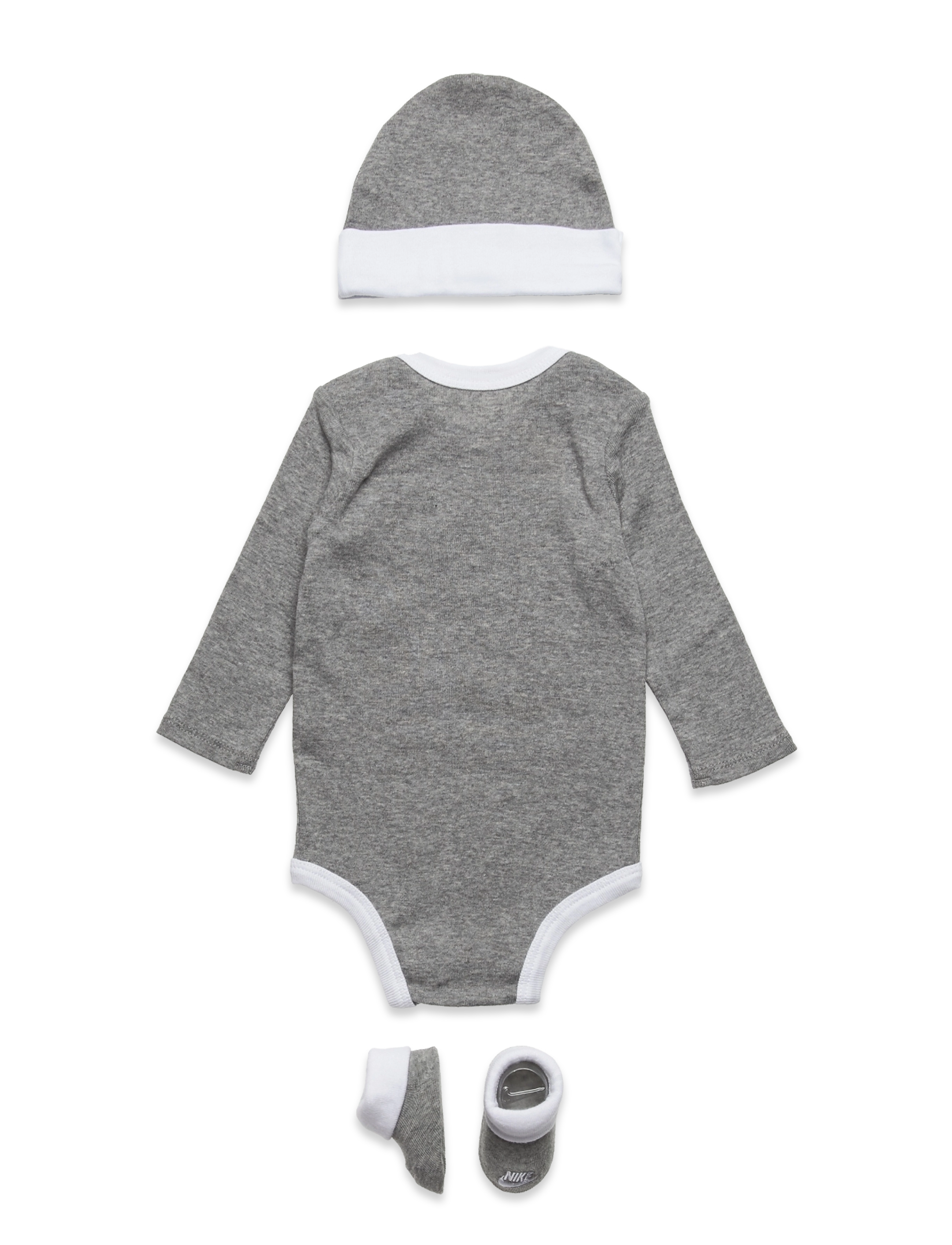 Nike - C1-BODYSUIT+HAT+BOOTIE - 2-teilige sets - dk grey heather - 1