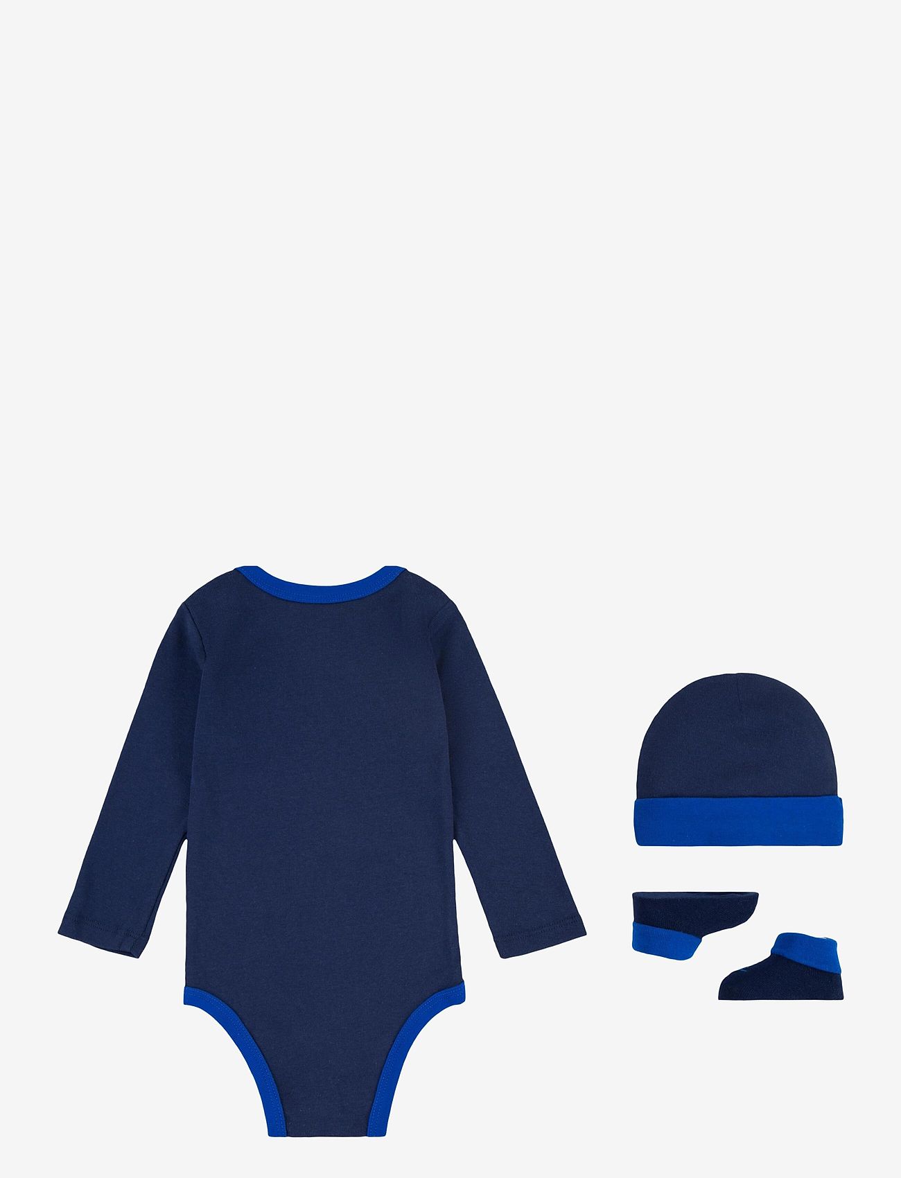 Nike - C1-BODYSUIT+HAT+BOOTIE - 2-delat set - midnight navy - 1