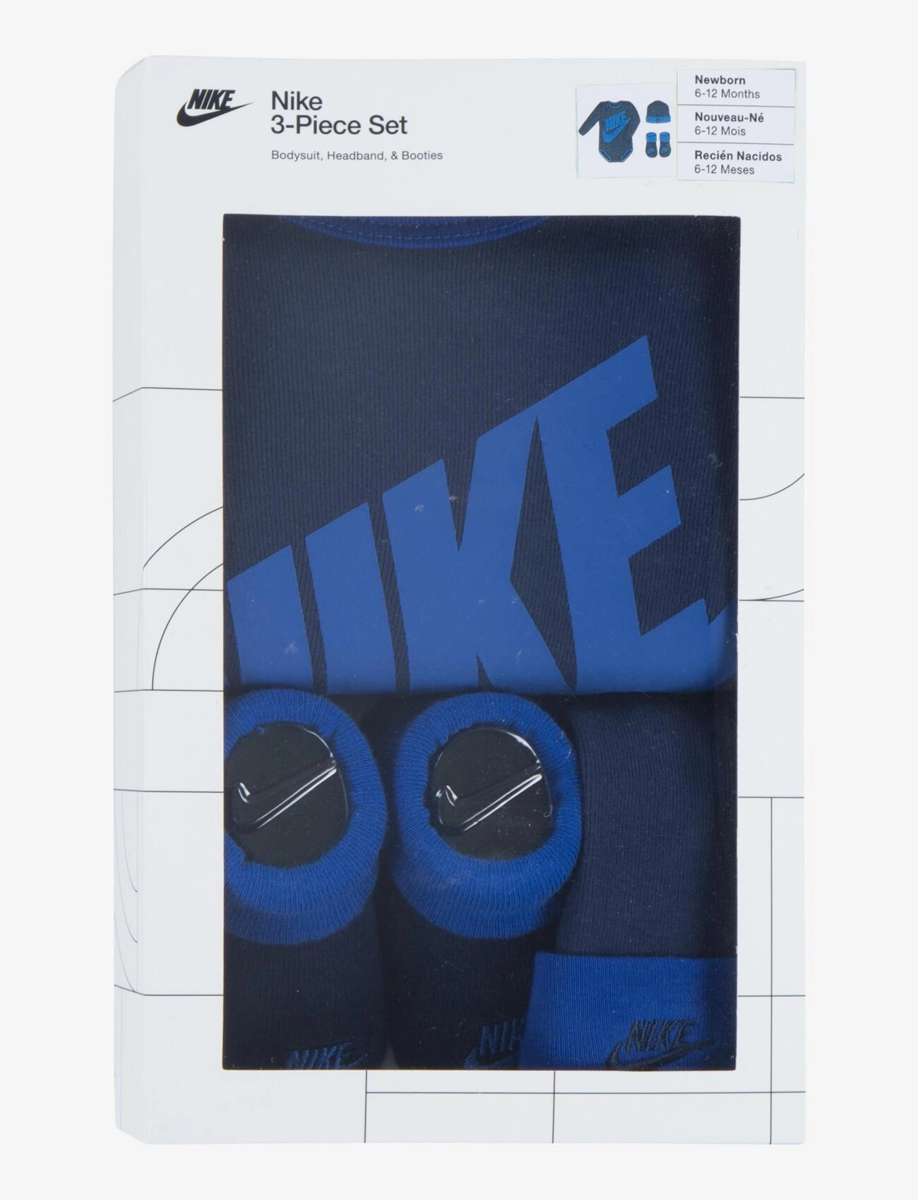 Nike - NIKE BODYSUIT+HAT+BOOTIE - shop efter alder - midnight navy - 5