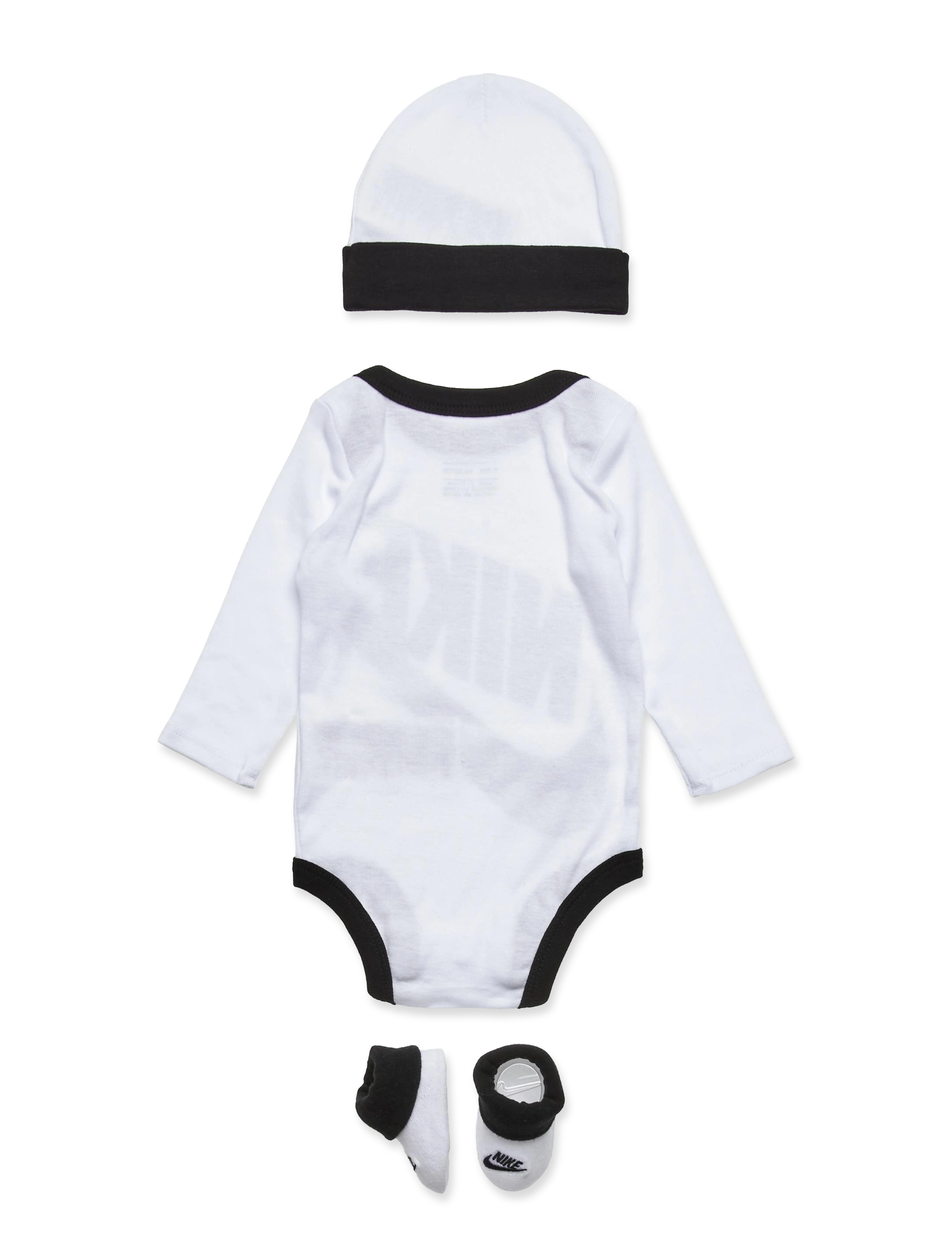 Nike - NIKE BODYSUIT+HAT+BOOTIE - shop efter alder - white - 1