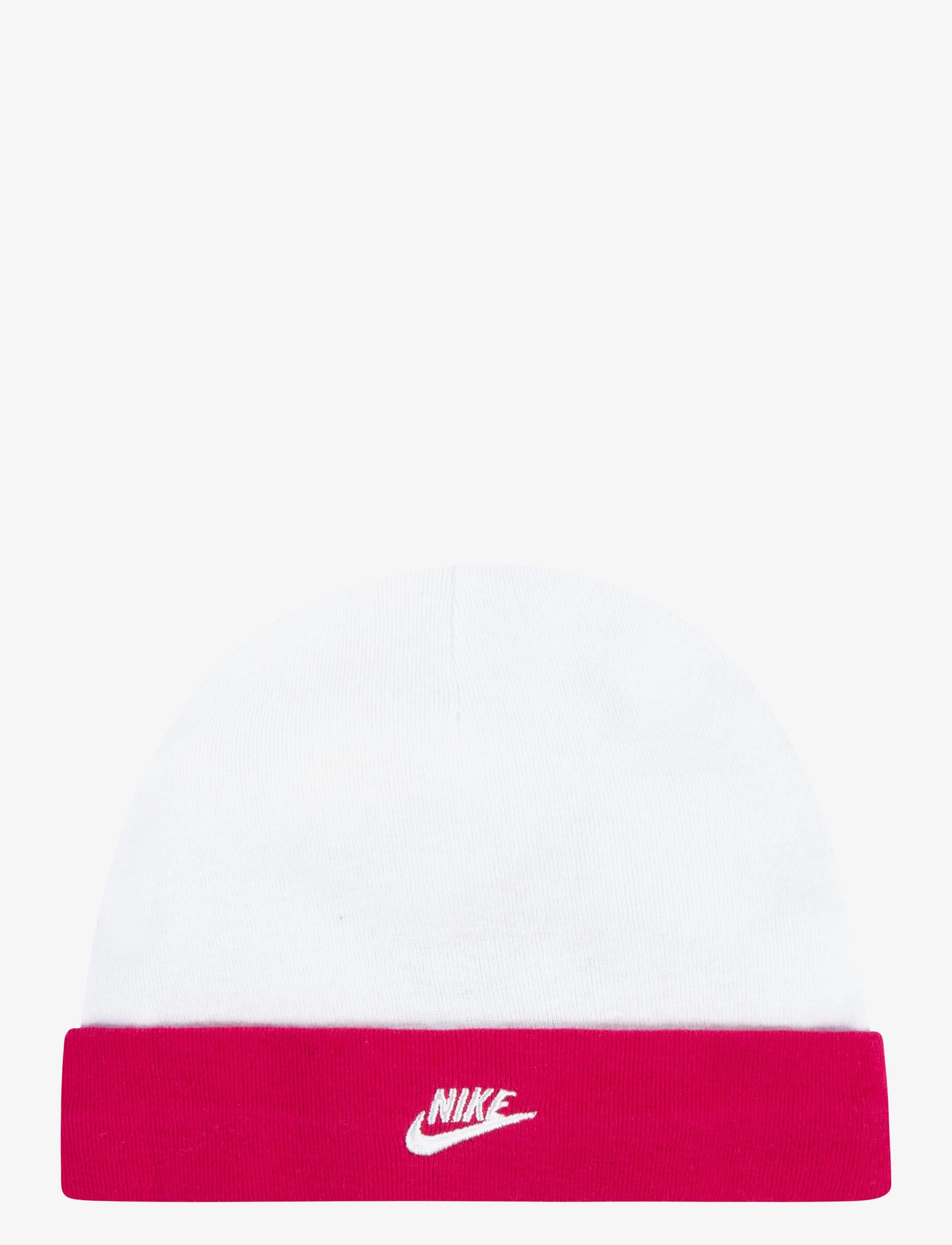 Nike - C1-BODYSUIT+HAT+BOOTIE - matchende sæt - white / pink - 5