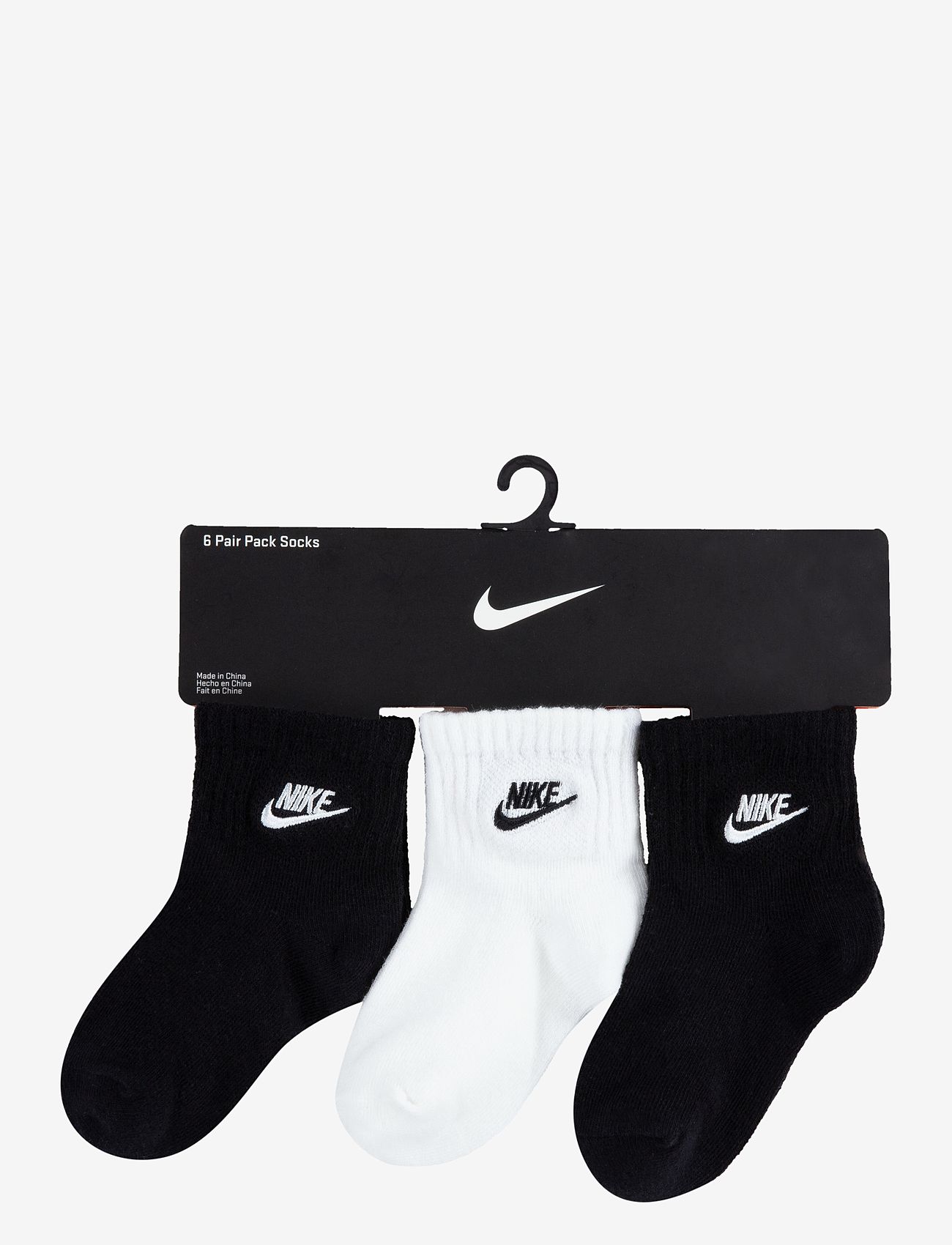 Nike - 3Q-3PK QUARTER SOCK - sokid - black - 2