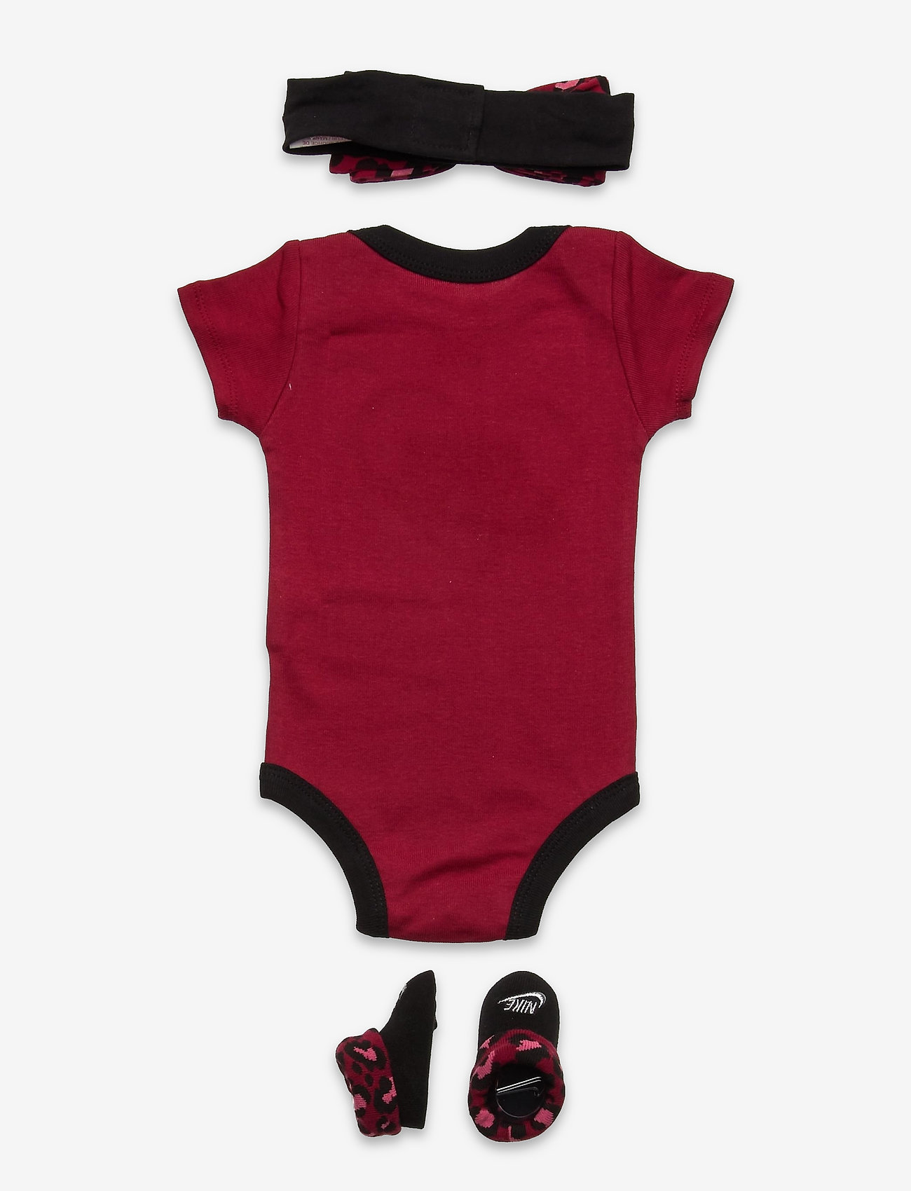 Nike - MINI BODYSUIT HAT BOOTIES 3PC - pomegranate - 1