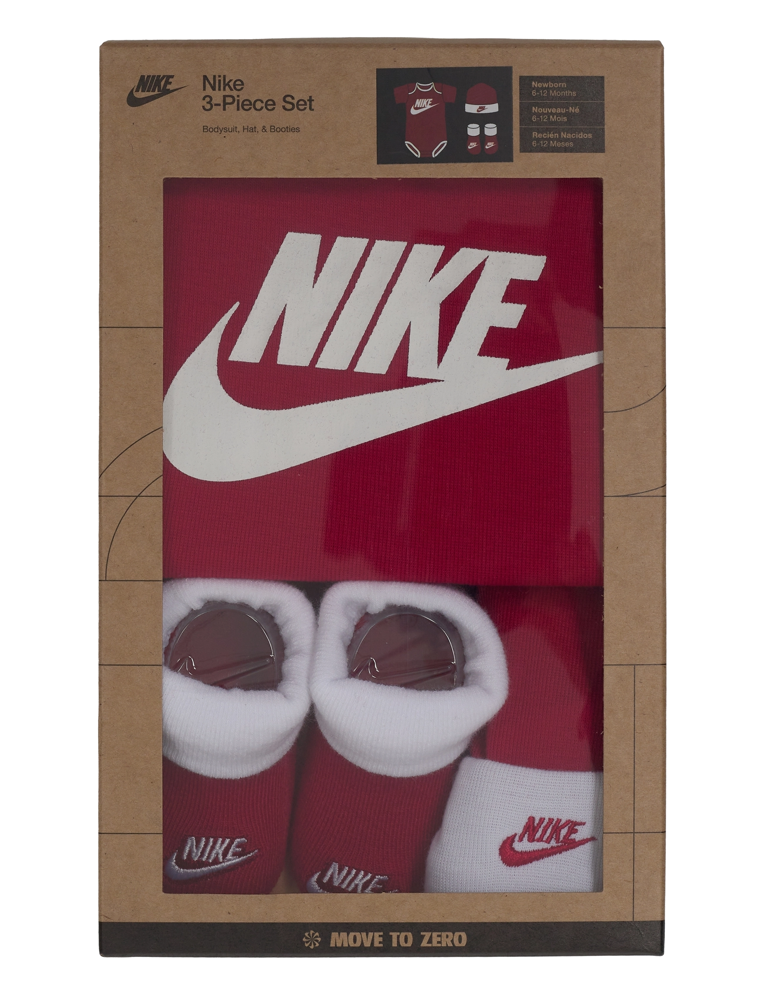 Nike - C1-BODYSUIT+HAT+BOOTIE - gym red - 2