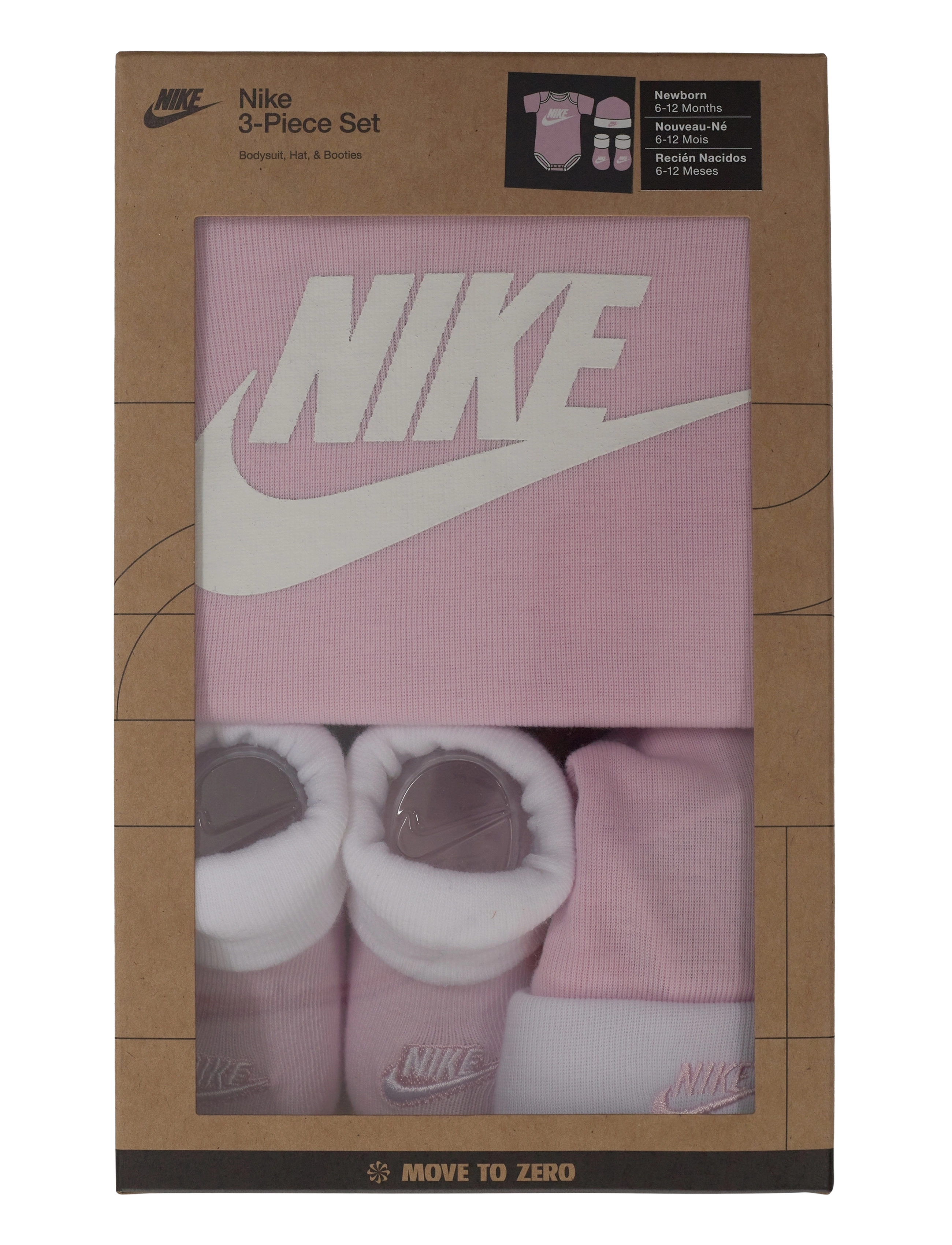 Nike - C1-BODYSUIT+HAT+BOOTIE - pink foam - 2