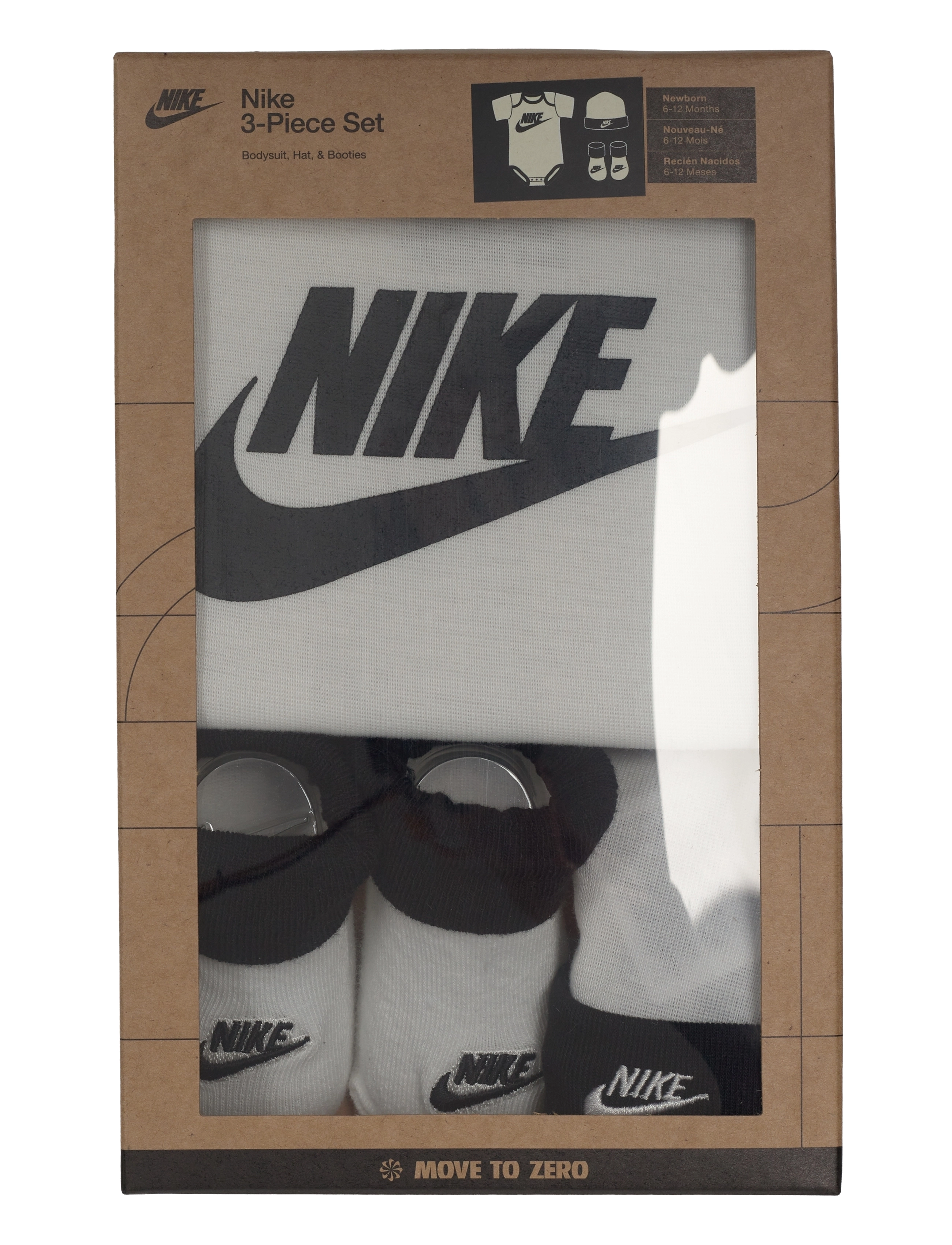 Nike - C1-BODYSUIT+HAT+BOOTIE - sail - 2