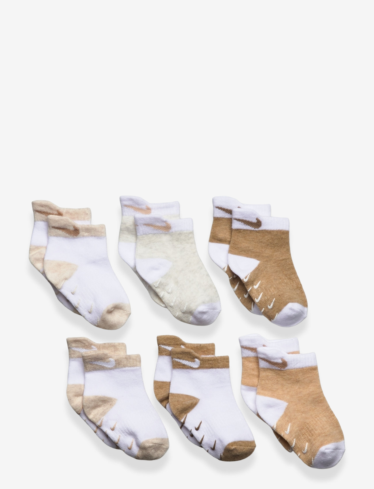 Nike - 6Q-6PK QUARTER SOCK - strømper - hemp - 0