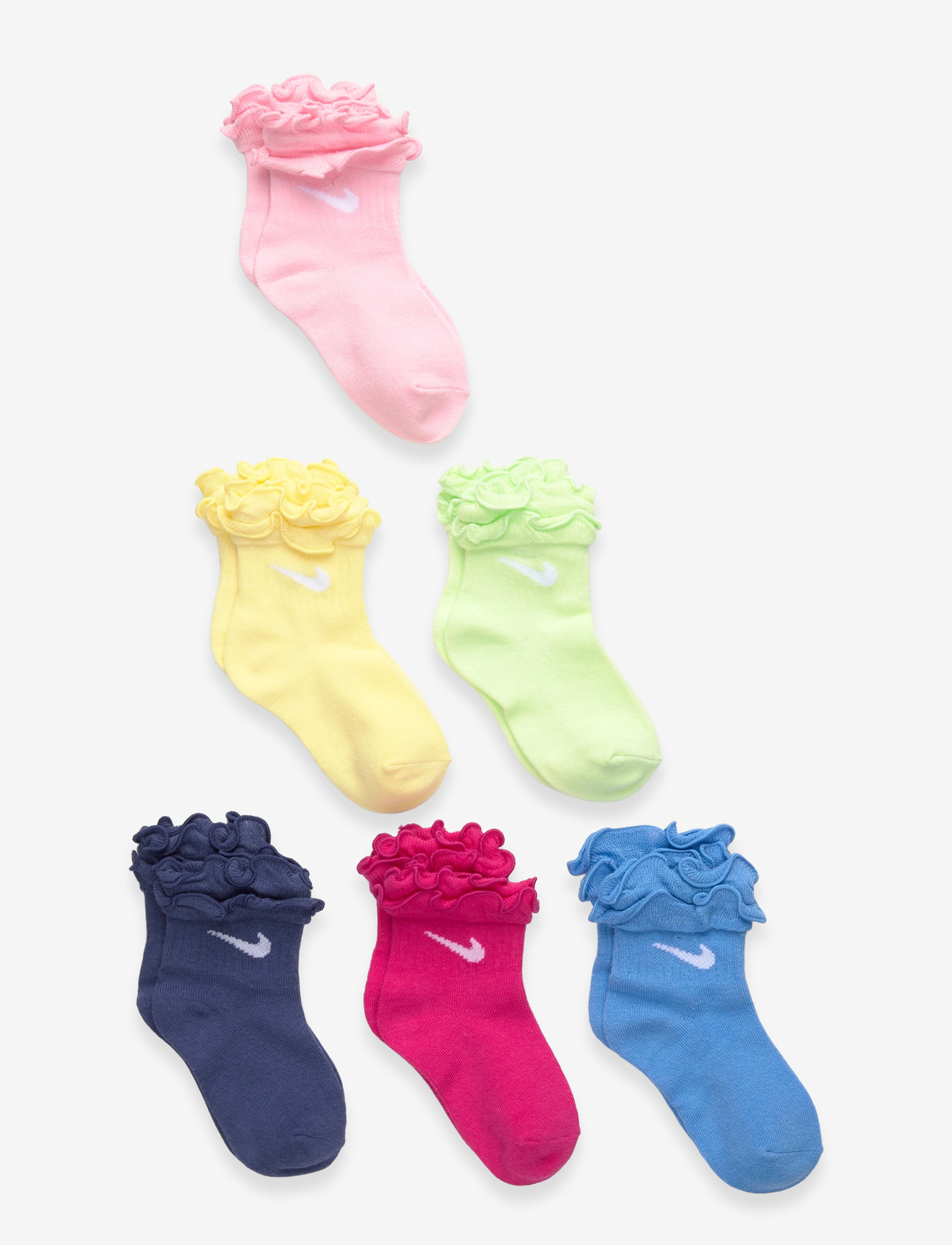Nike - 6Q-6PK QUARTER SOCK - babysokker - vivid pink - 0