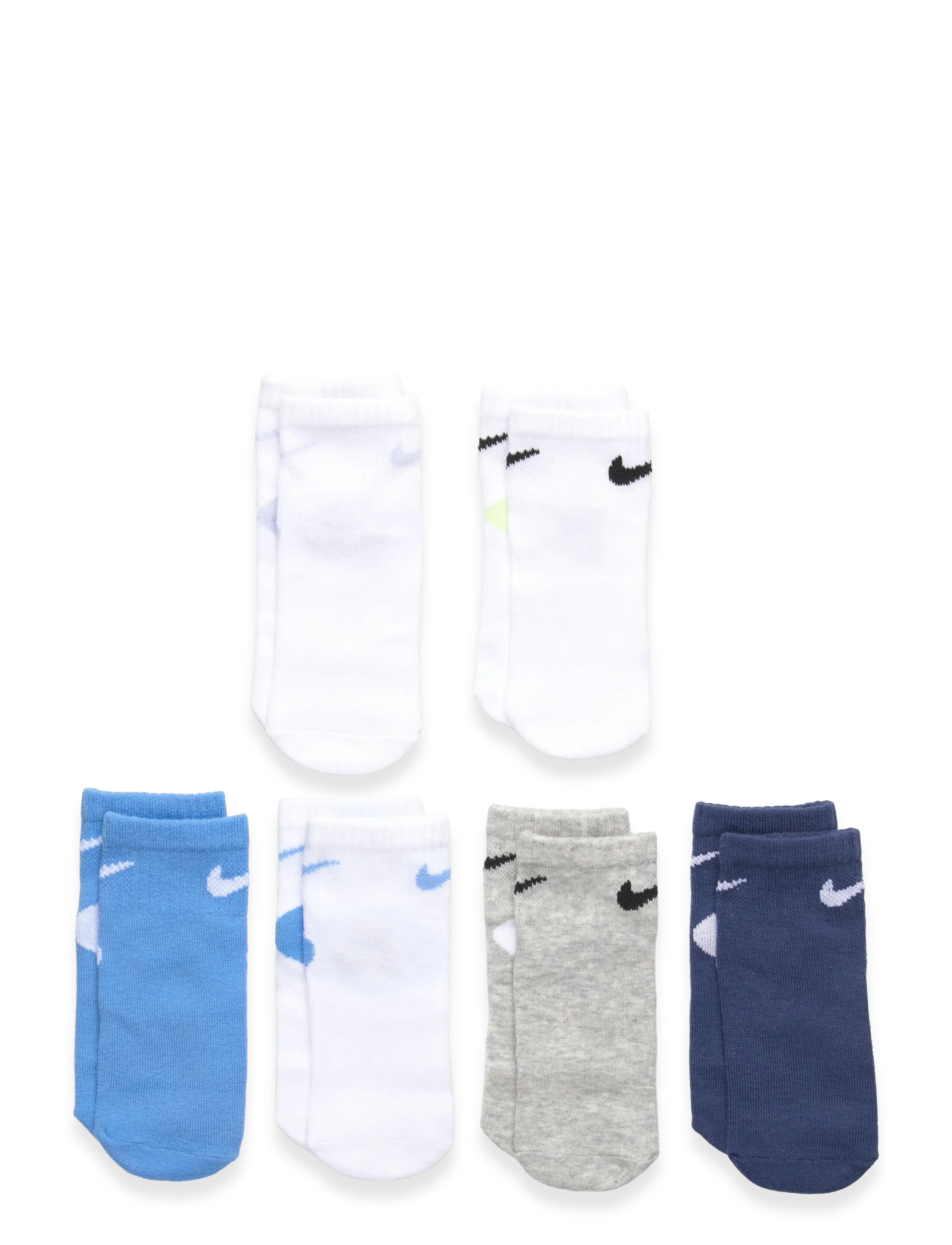 Nike 6Q-6PK QUARTER SOCK - Kläder - MYSTIC NAVY / multi