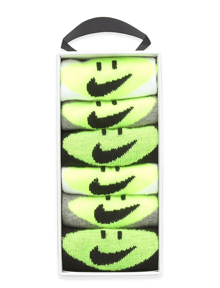 Nike - 6Q-6PK QUARTER SOCK - sokid - white - 1