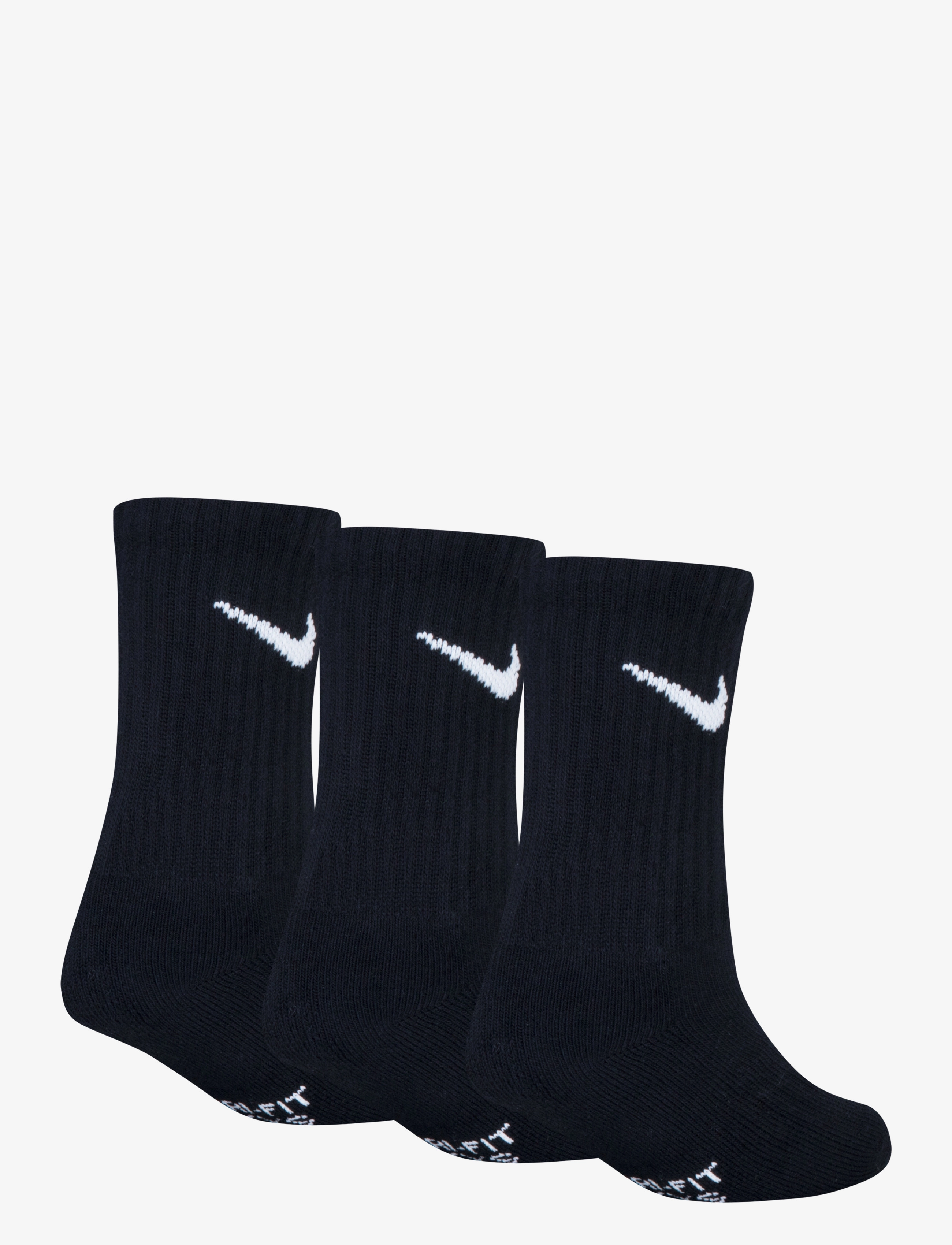 Nike - 3W-3PK CREW SOCK - zemākās cenas - black - 1