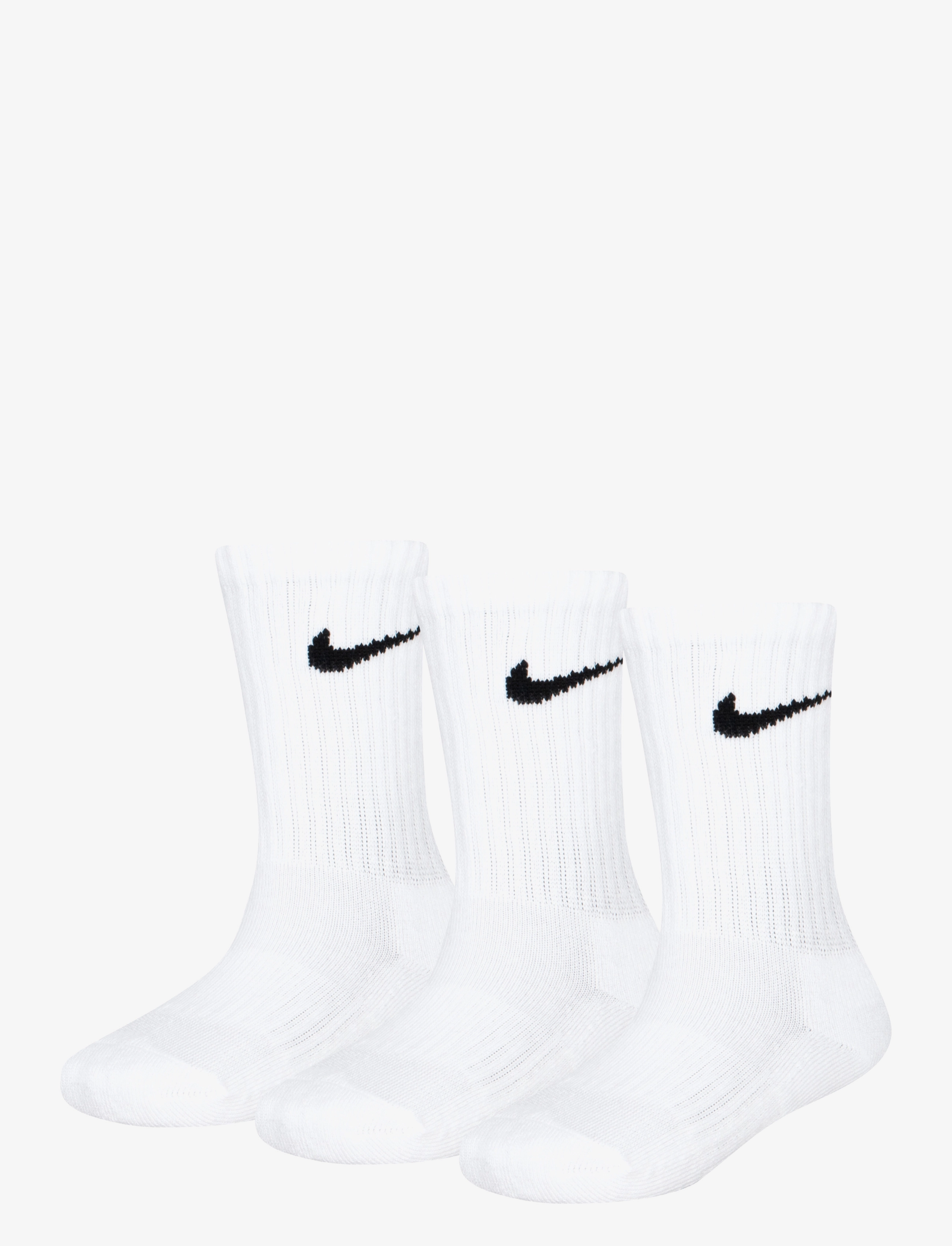 3W-3PK CREW SOCK - WHITE